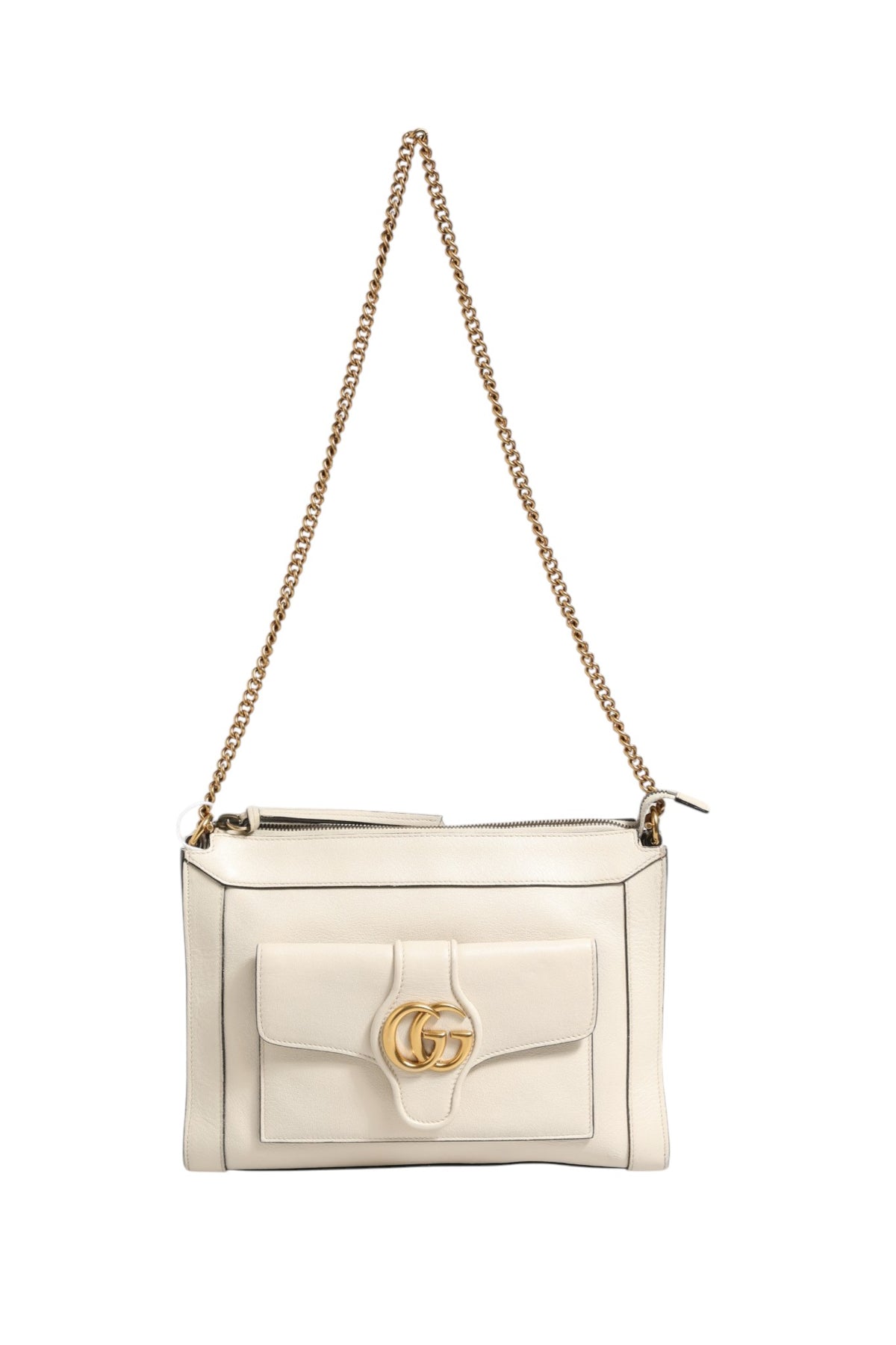 Arli Small Crossbody Bag White Leather