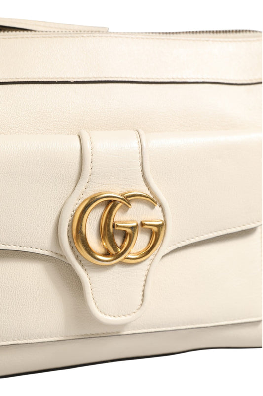Arli Small Crossbody Bag White Leather