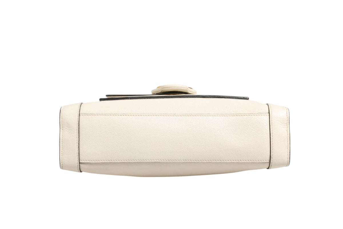 Arli Small Crossbody Bag White Leather