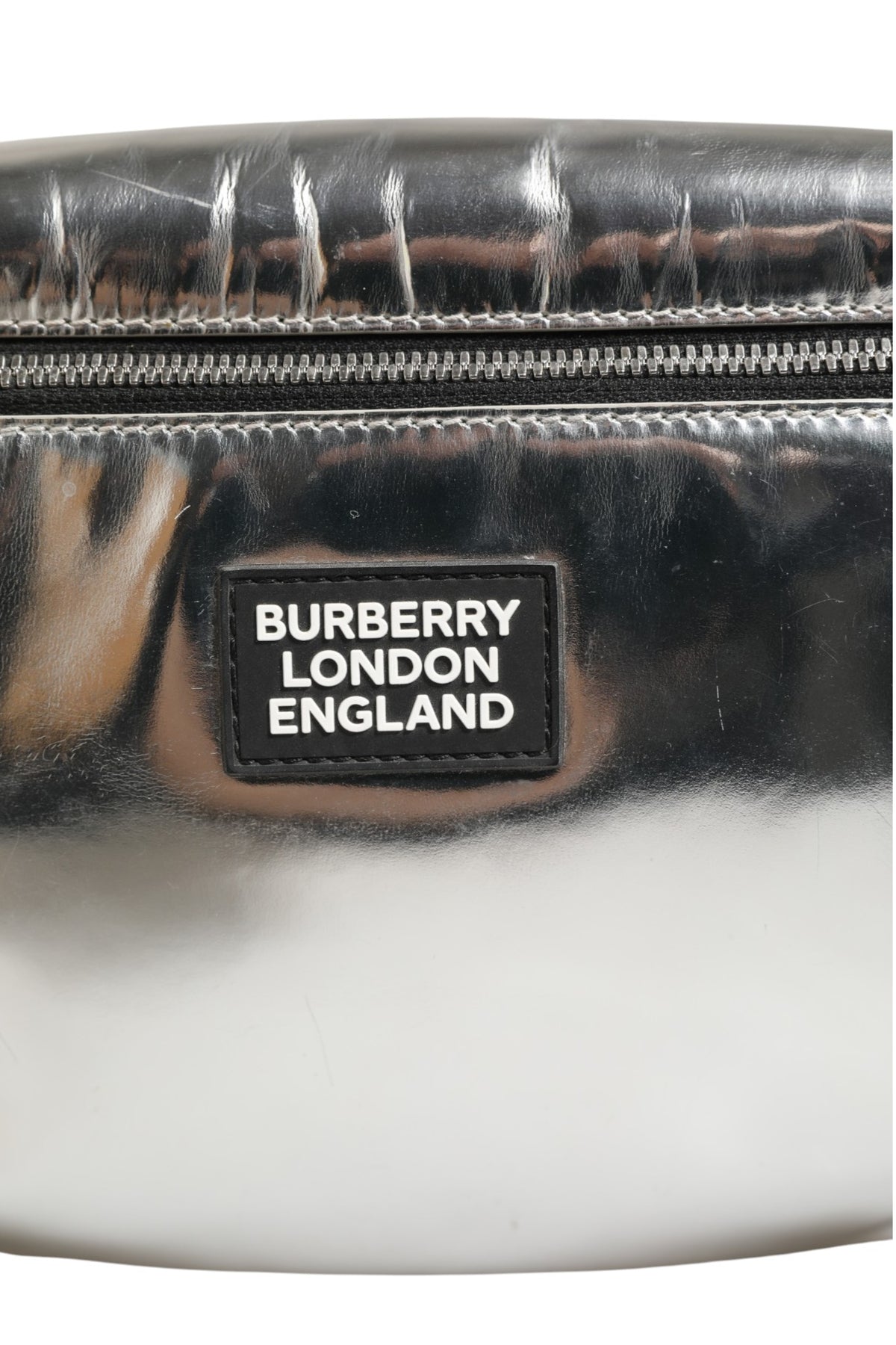 Belt bag Silver in Synthetic