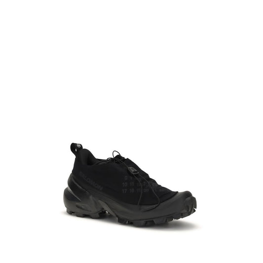 Black Nylon Athletic Sneakers