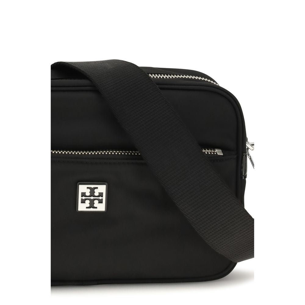Black Polyamide Shoulder Bag