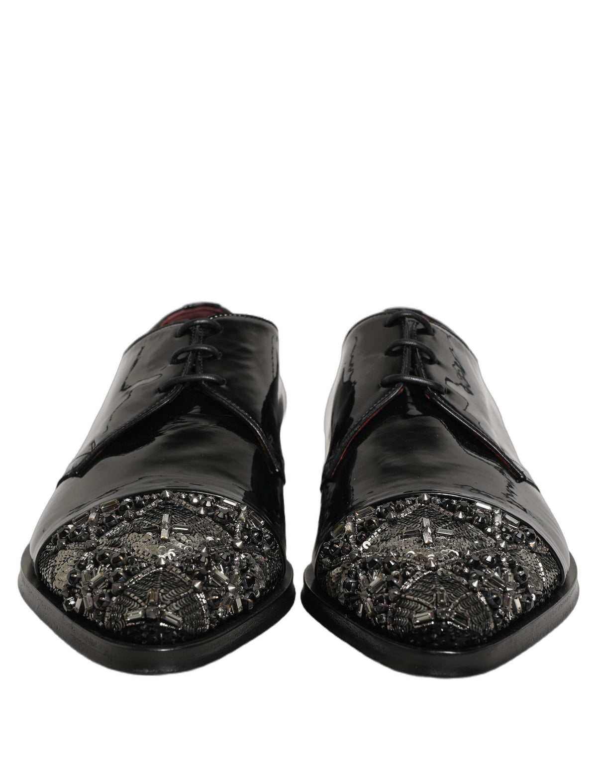 Black Embellished Derby Dress Formal Shoes