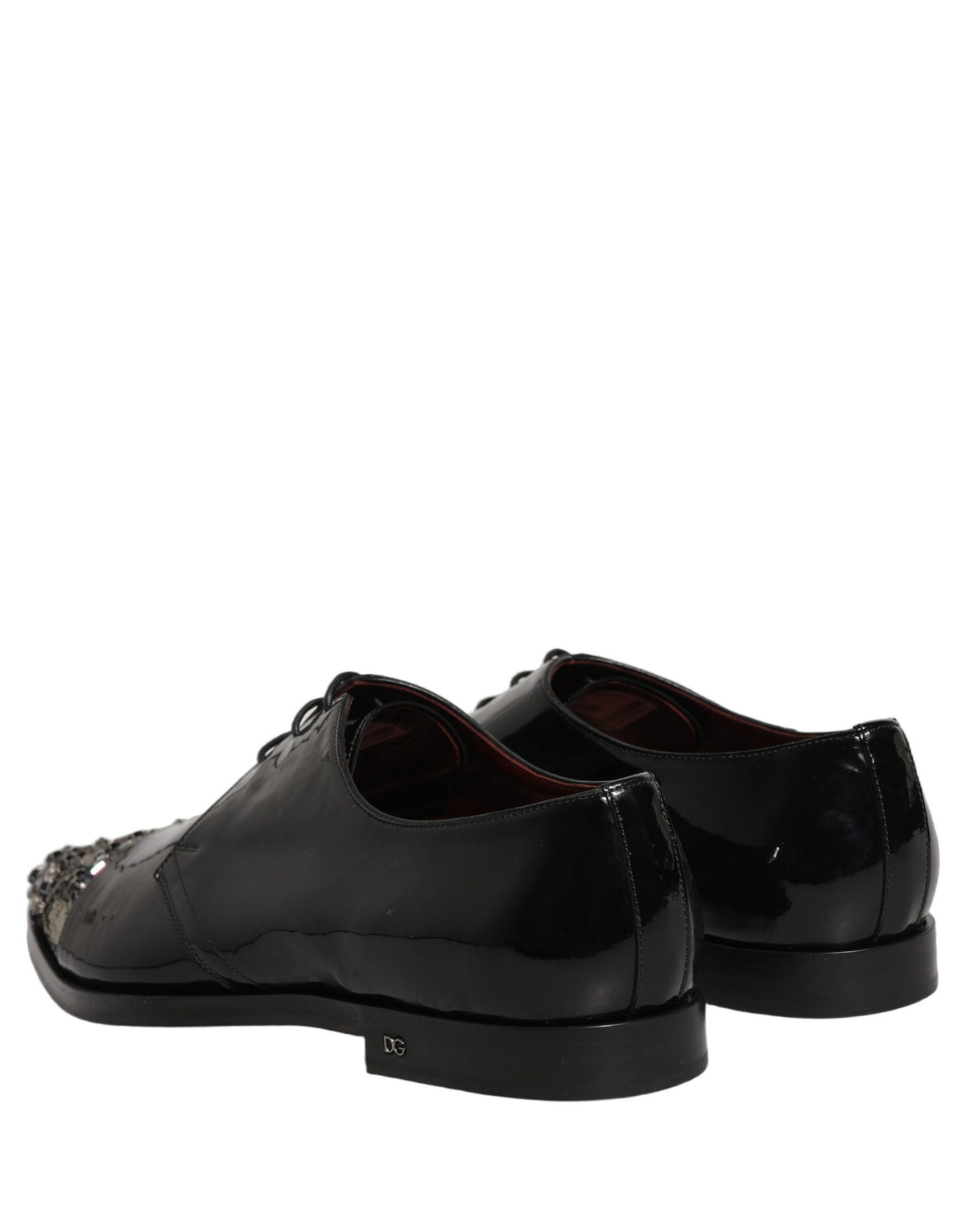 Black Embellished Derby Dress Formal Shoes