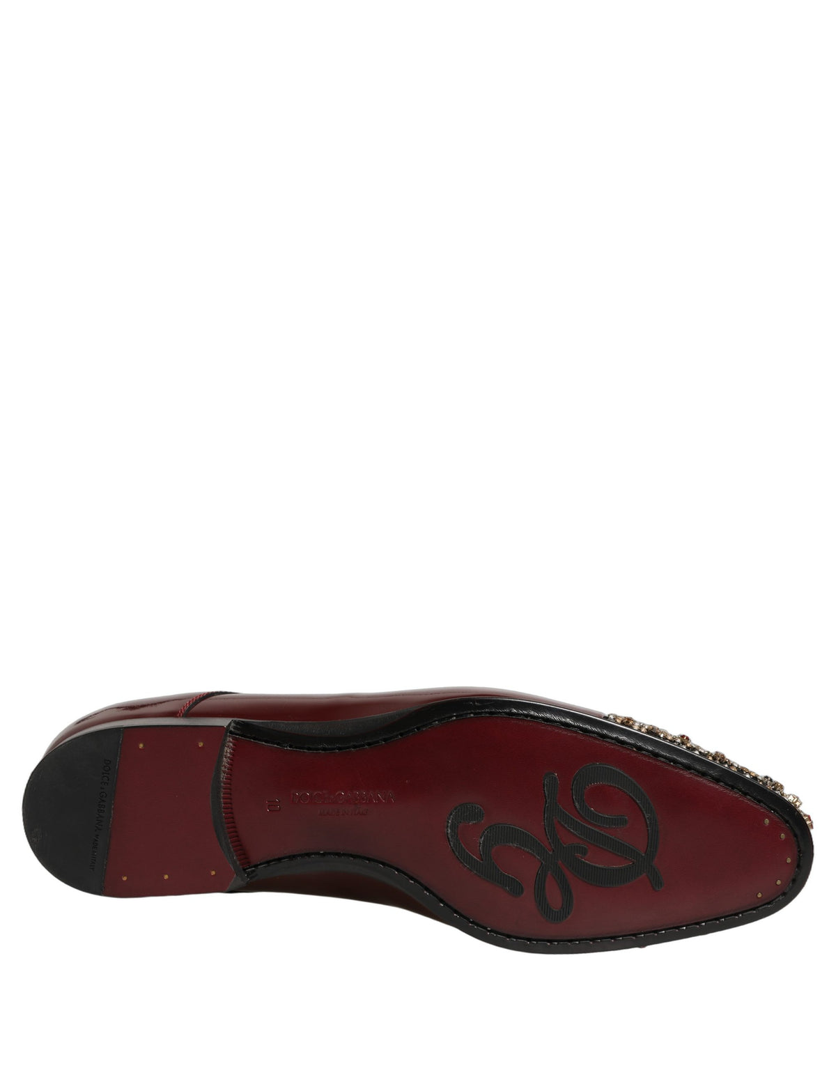Maroon Embellished Derby Dress Formal Shoes