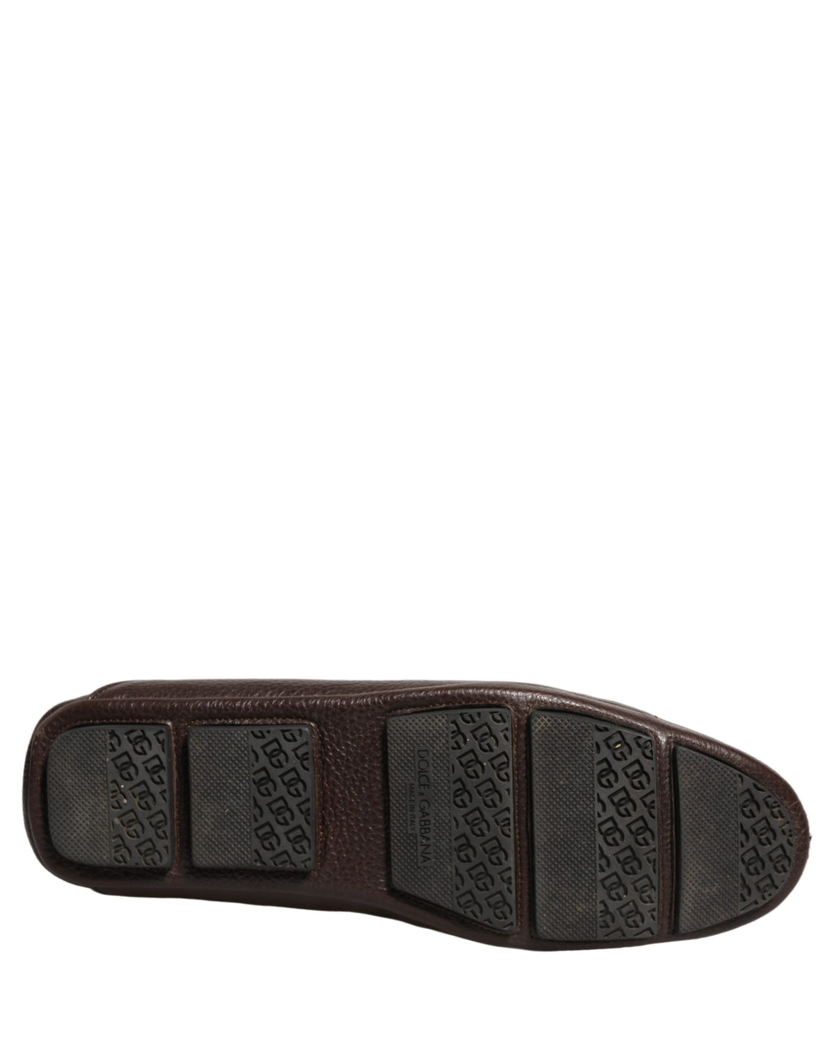 Brown Deerskin Leather Driver Loafers Shoes