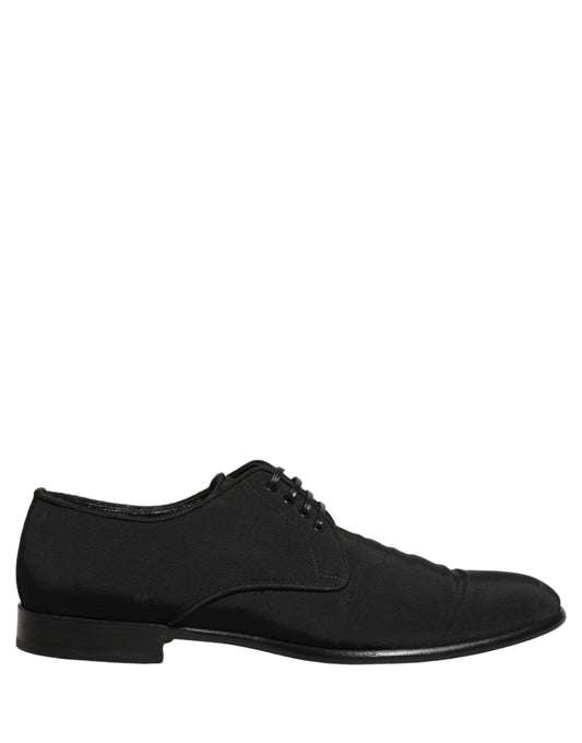 Black Suede Lace Up Derby Dress Formal Shoes