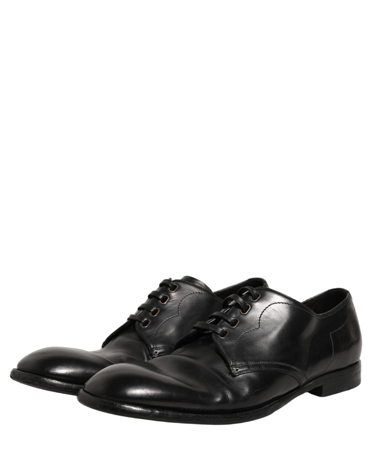 Black Leather Lace Up Derby Dress Formal Shoes