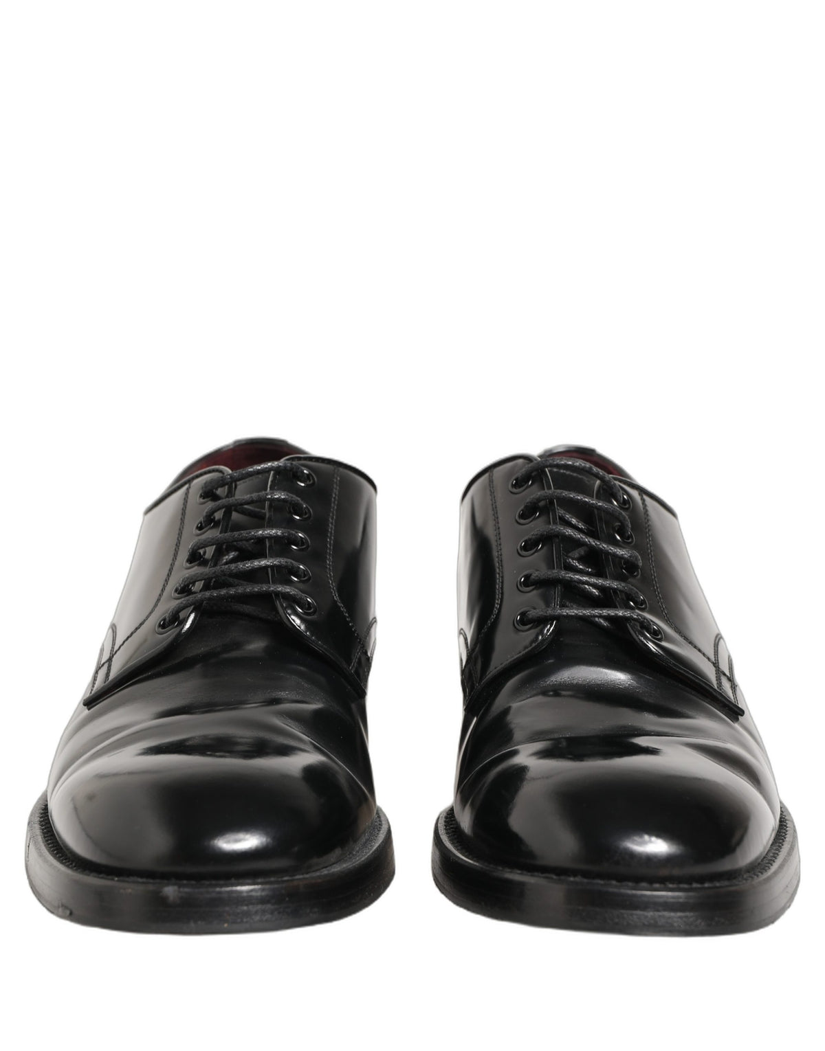 Black Leather Lace Up Derby Dress Formal Shoes