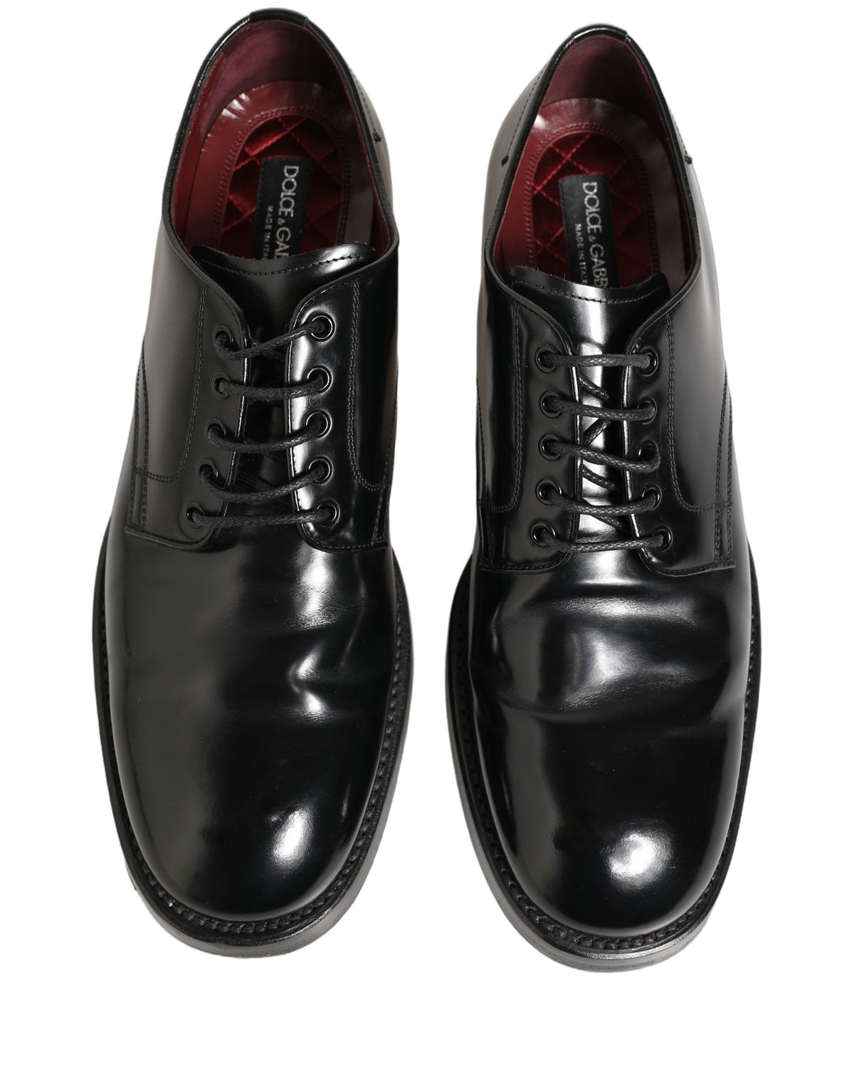 Black Leather Lace Up Derby Dress Formal Shoes