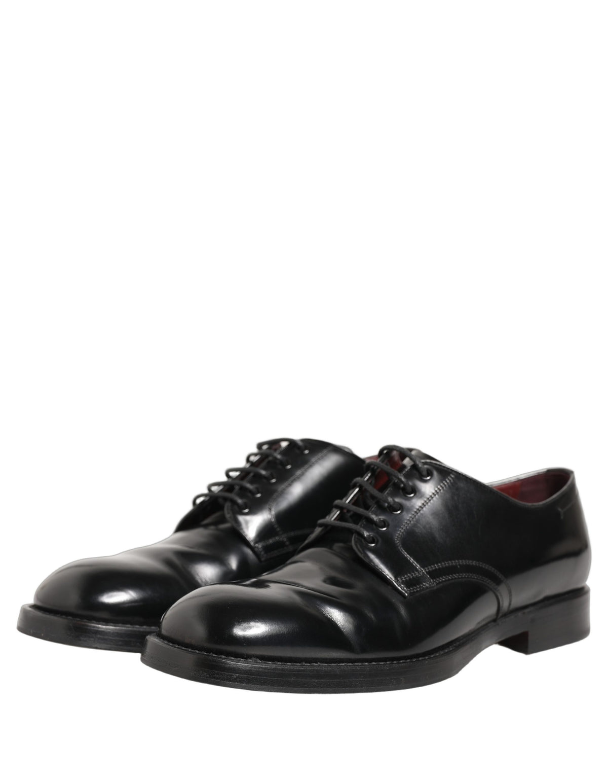 Black Leather Lace Up Derby Dress Formal Shoes
