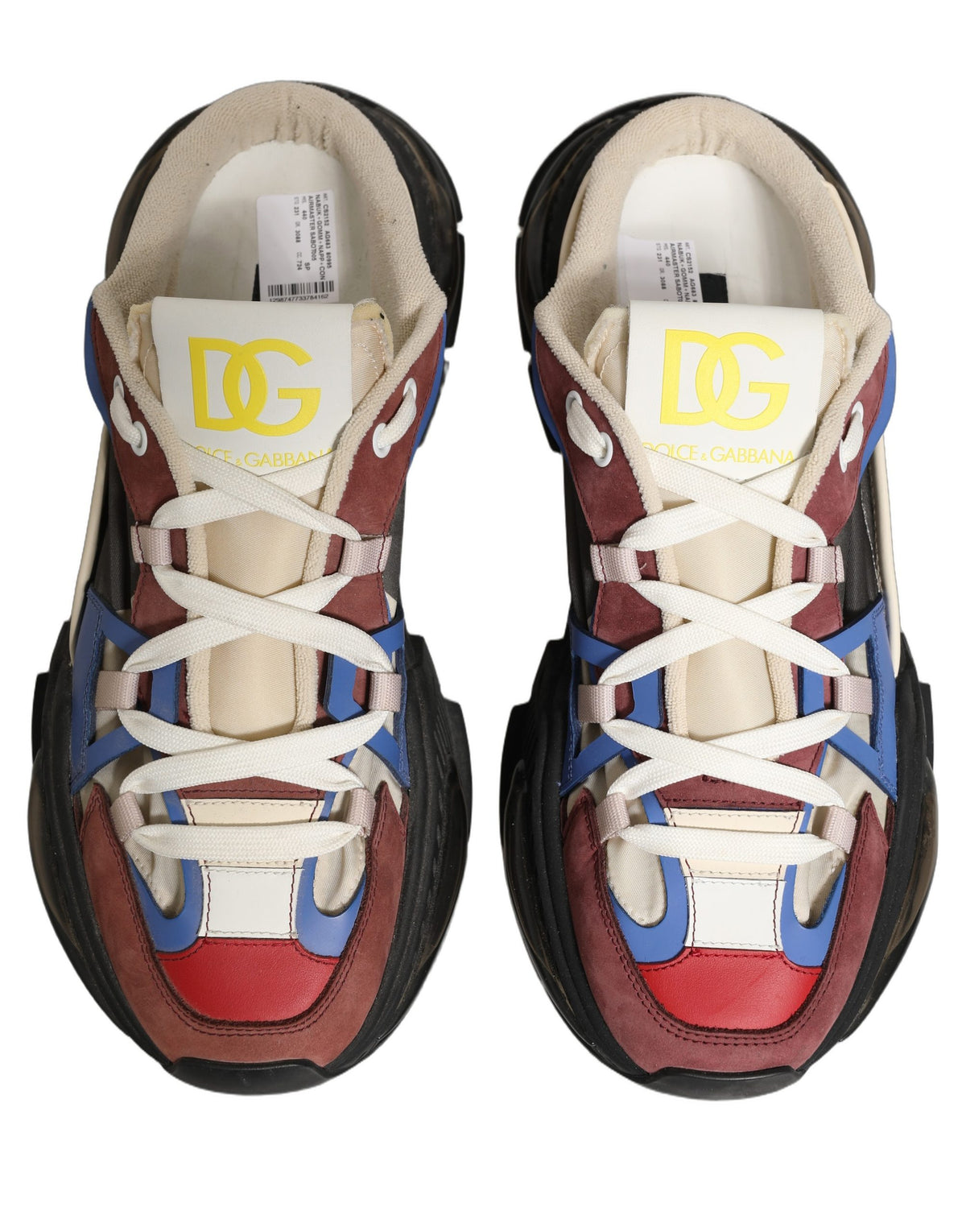 Multicolor Panelled Airmaster Sneakers Shoes