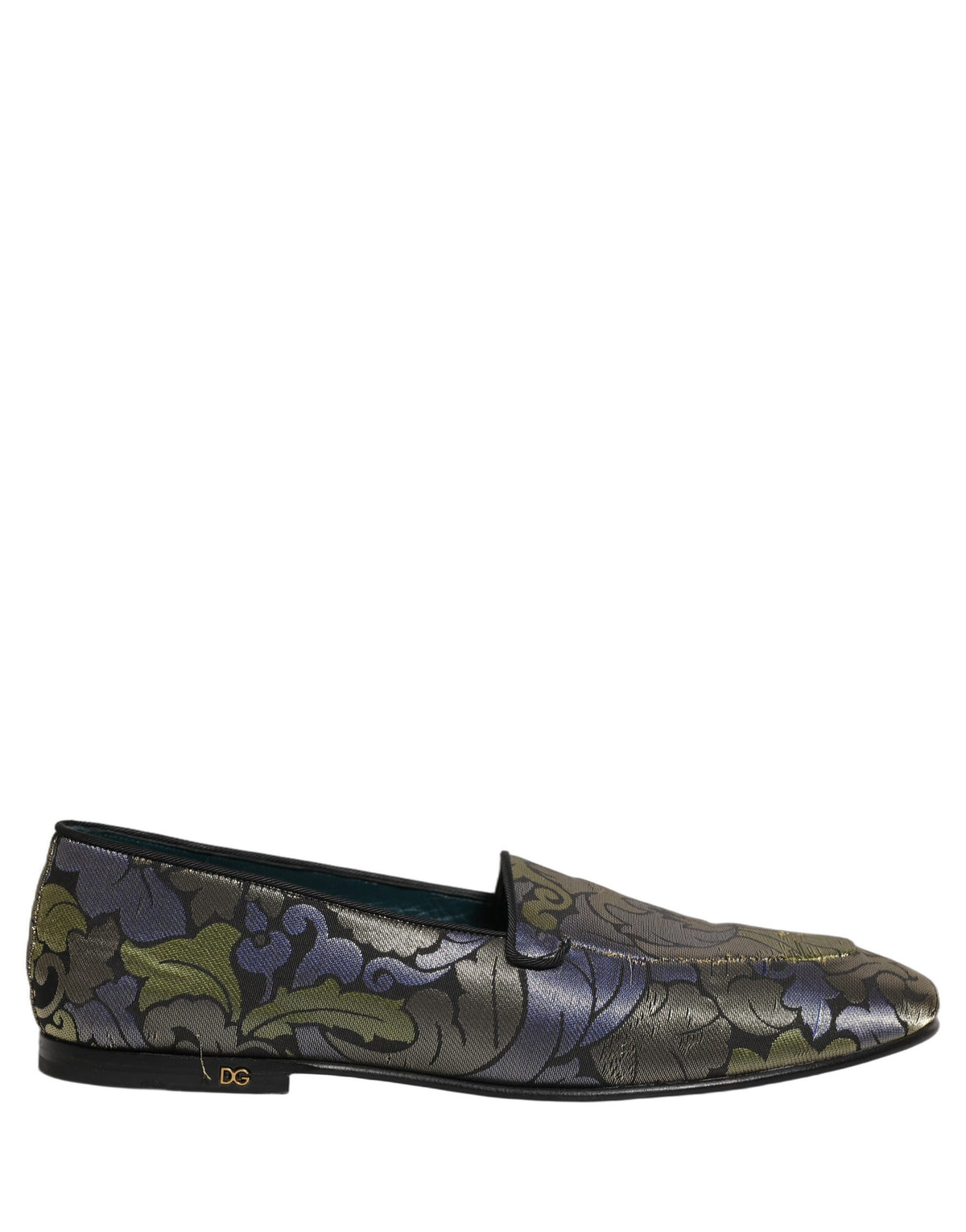 Multicolor Floral Jacquard Men Loafers Shoes