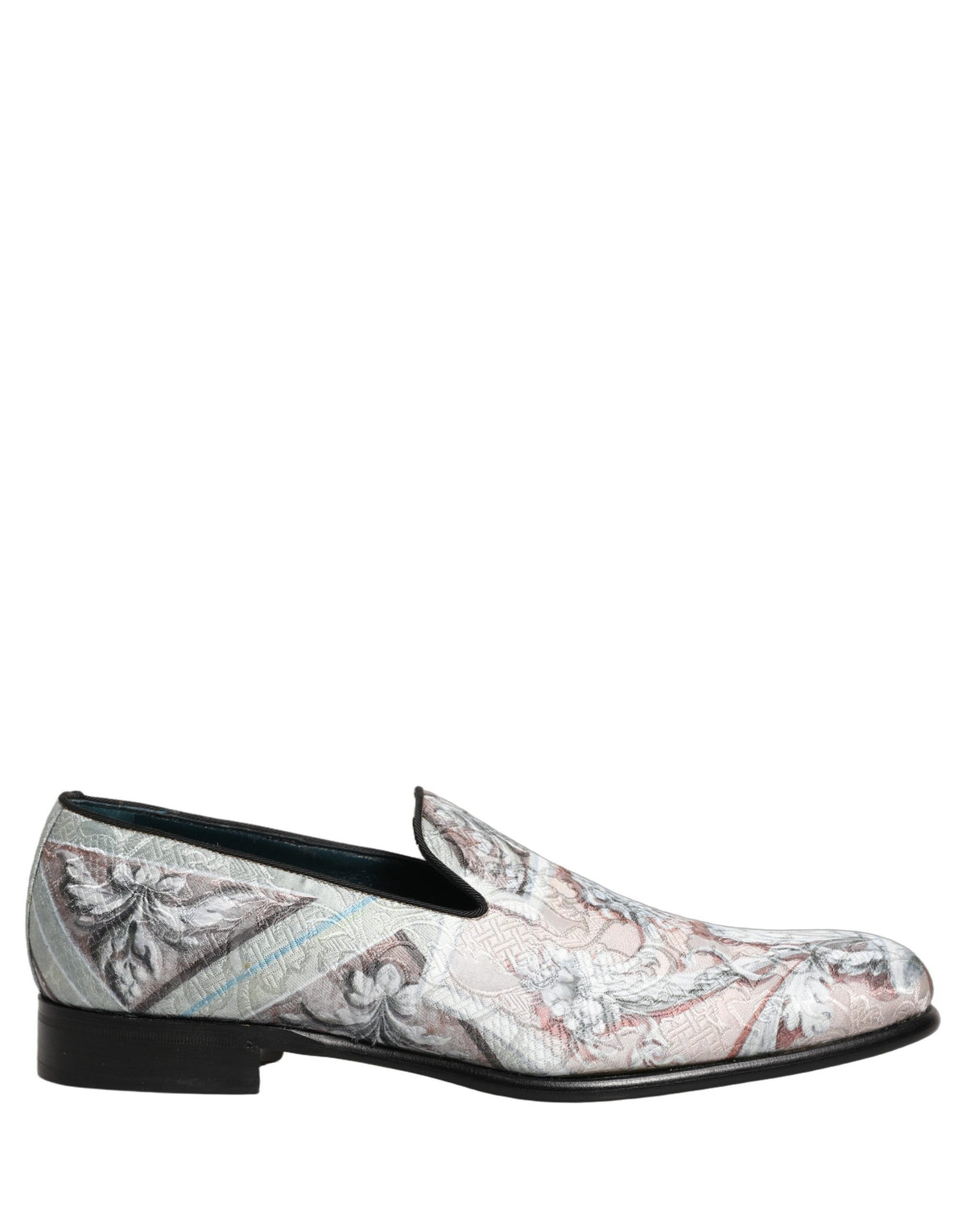 Multicolor Velvet Baroque Dress Loafers Shoes