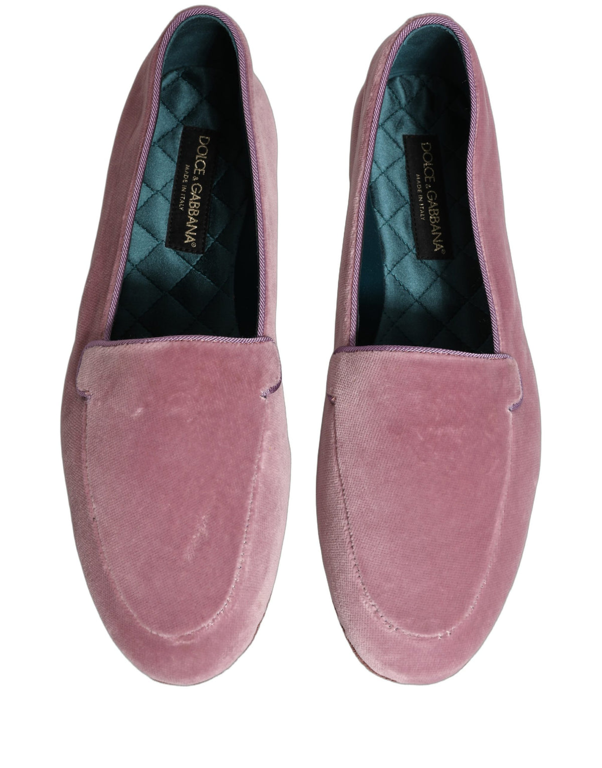 Pink Velvet Slip On Men Flats Loafers Shoes