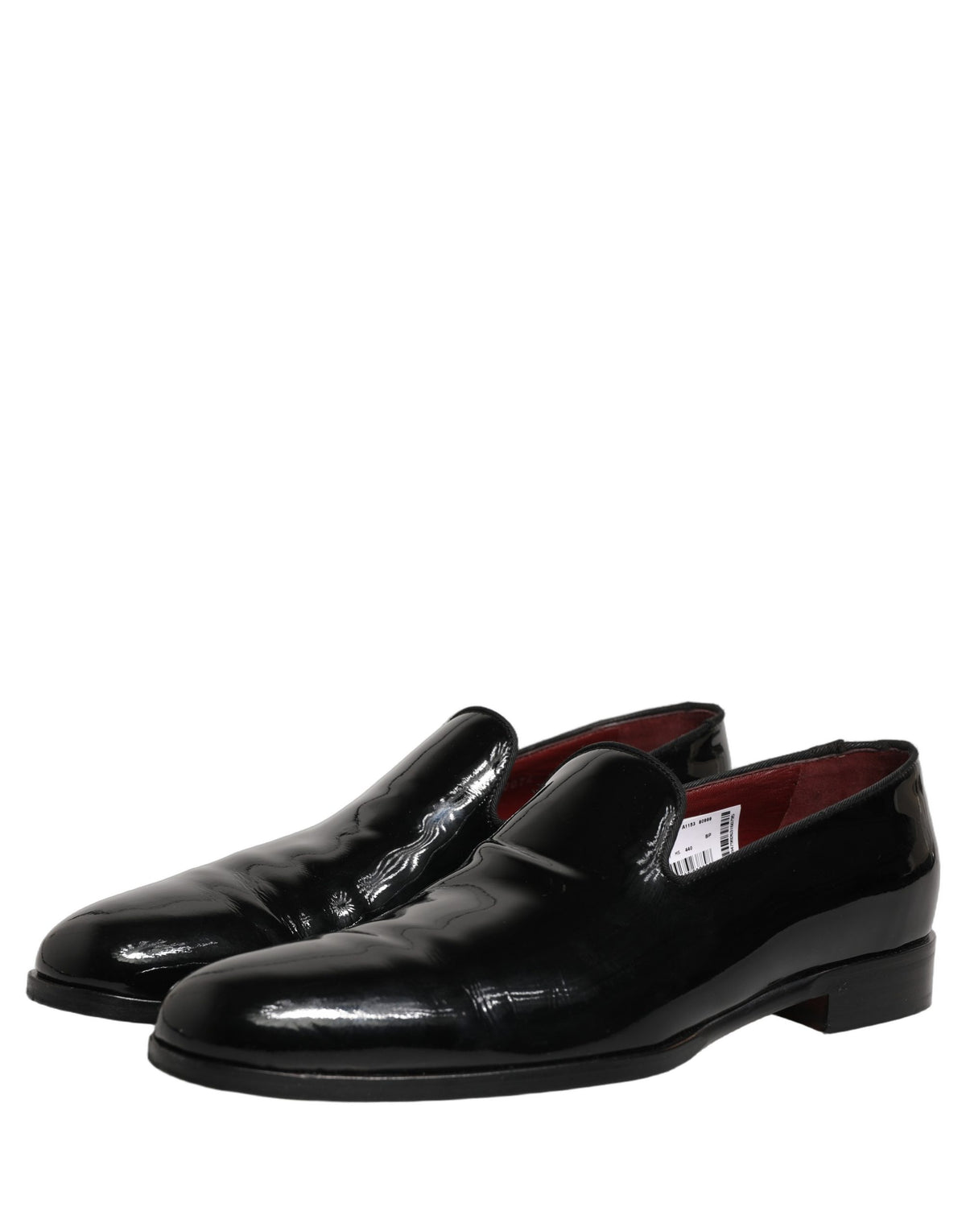 Black Patent Leather Men Dress Loafers Shoes