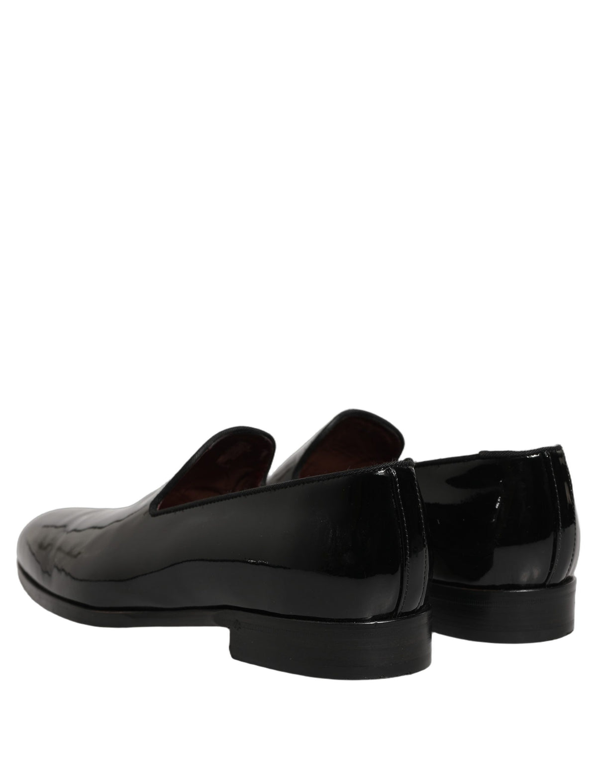 Black Patent Leather Men Dress Loafers Shoes