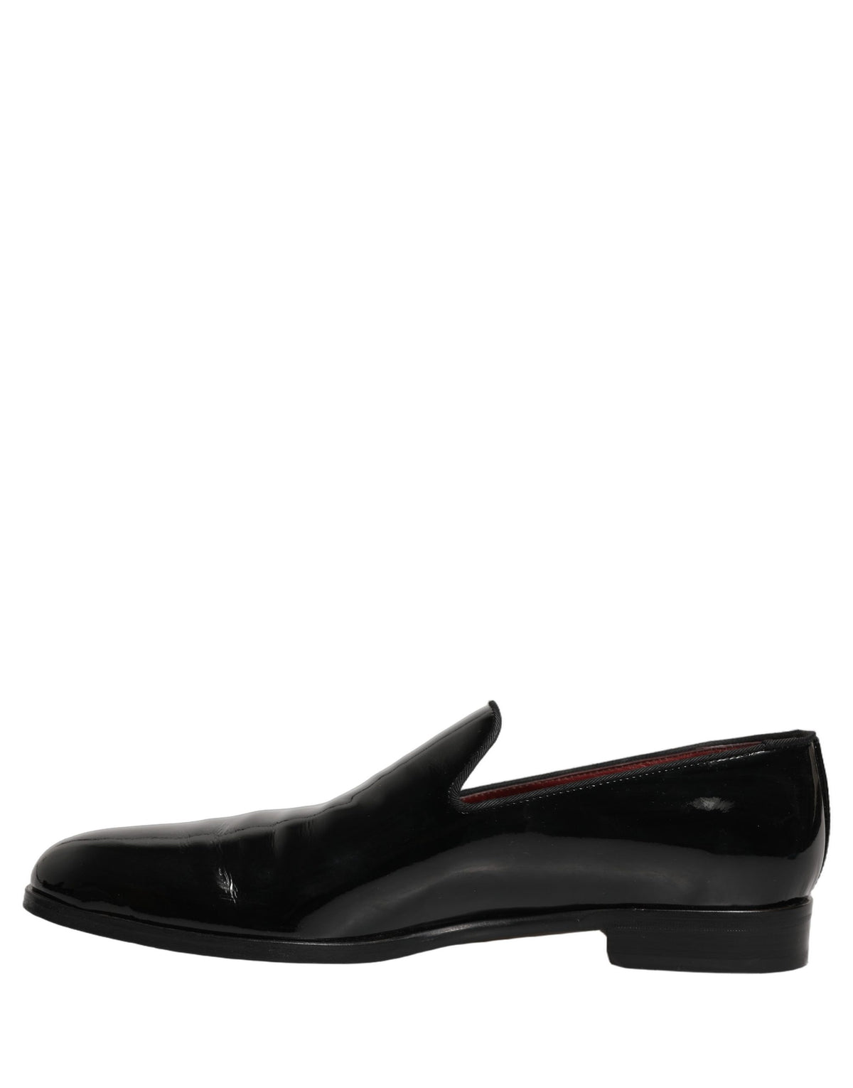 Black Patent Leather Men Dress Loafers Shoes
