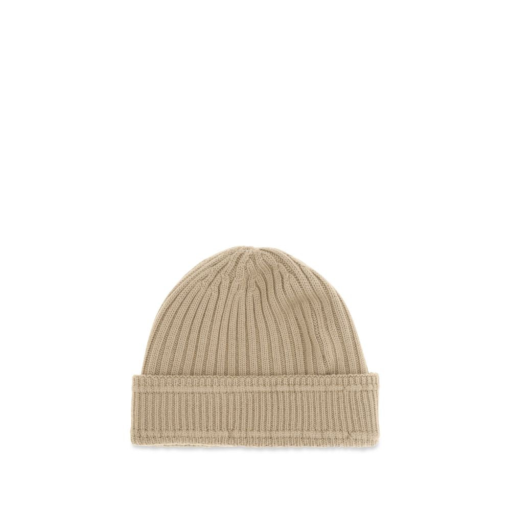 Beige Wool Oves Aries Beanie