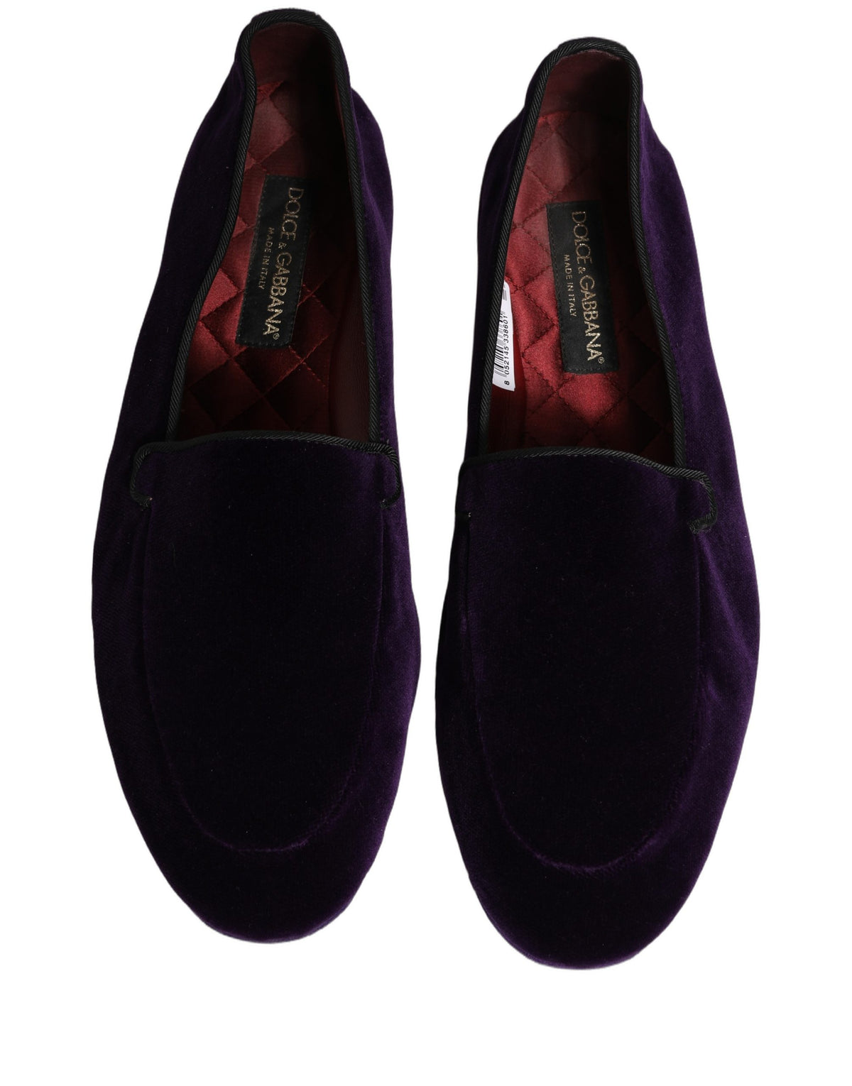 Violet Velvet Slip On Men Flats Loafers Shoes