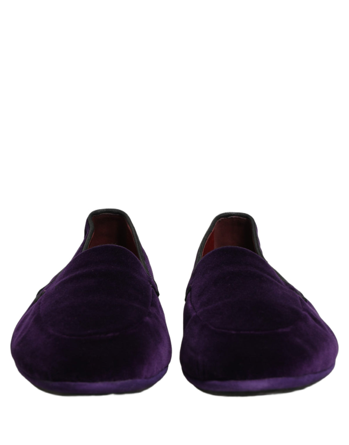 Violet Velvet Slip On Men Flats Loafers Shoes