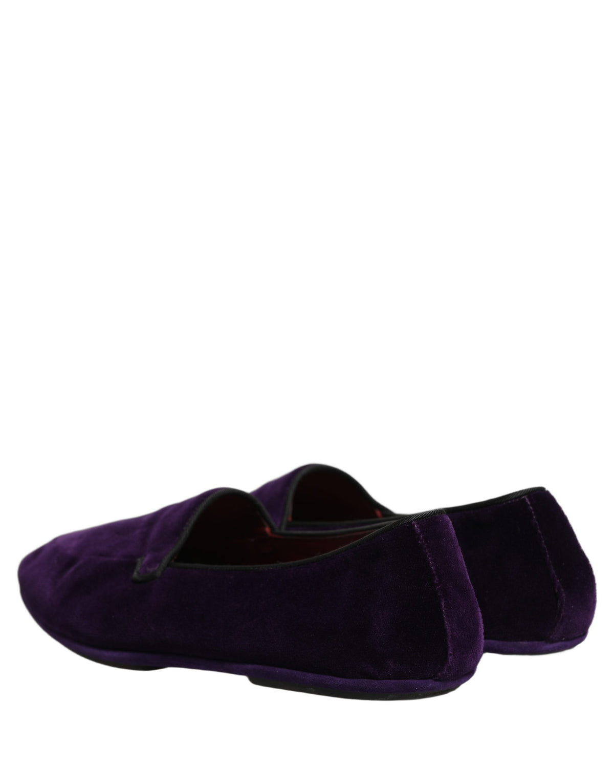 Violet Velvet Slip On Men Flats Loafers Shoes