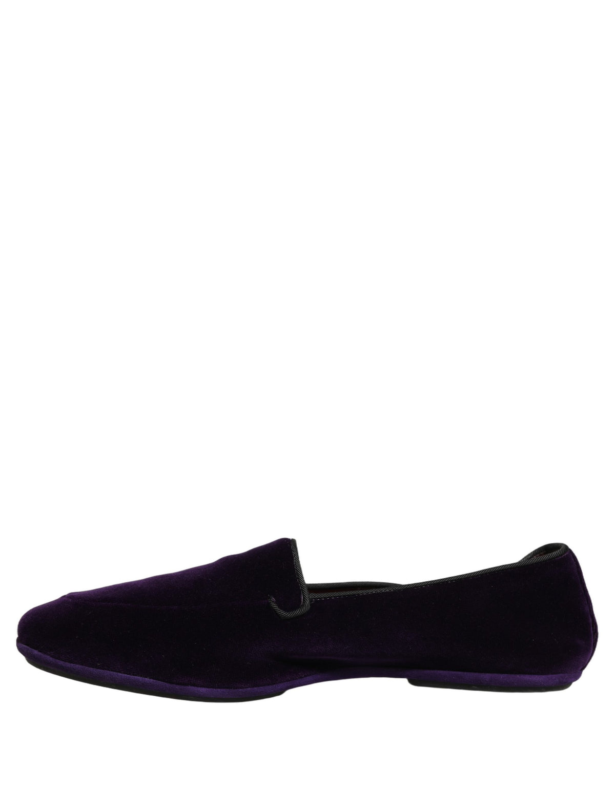 Violet Velvet Slip On Men Flats Loafers Shoes