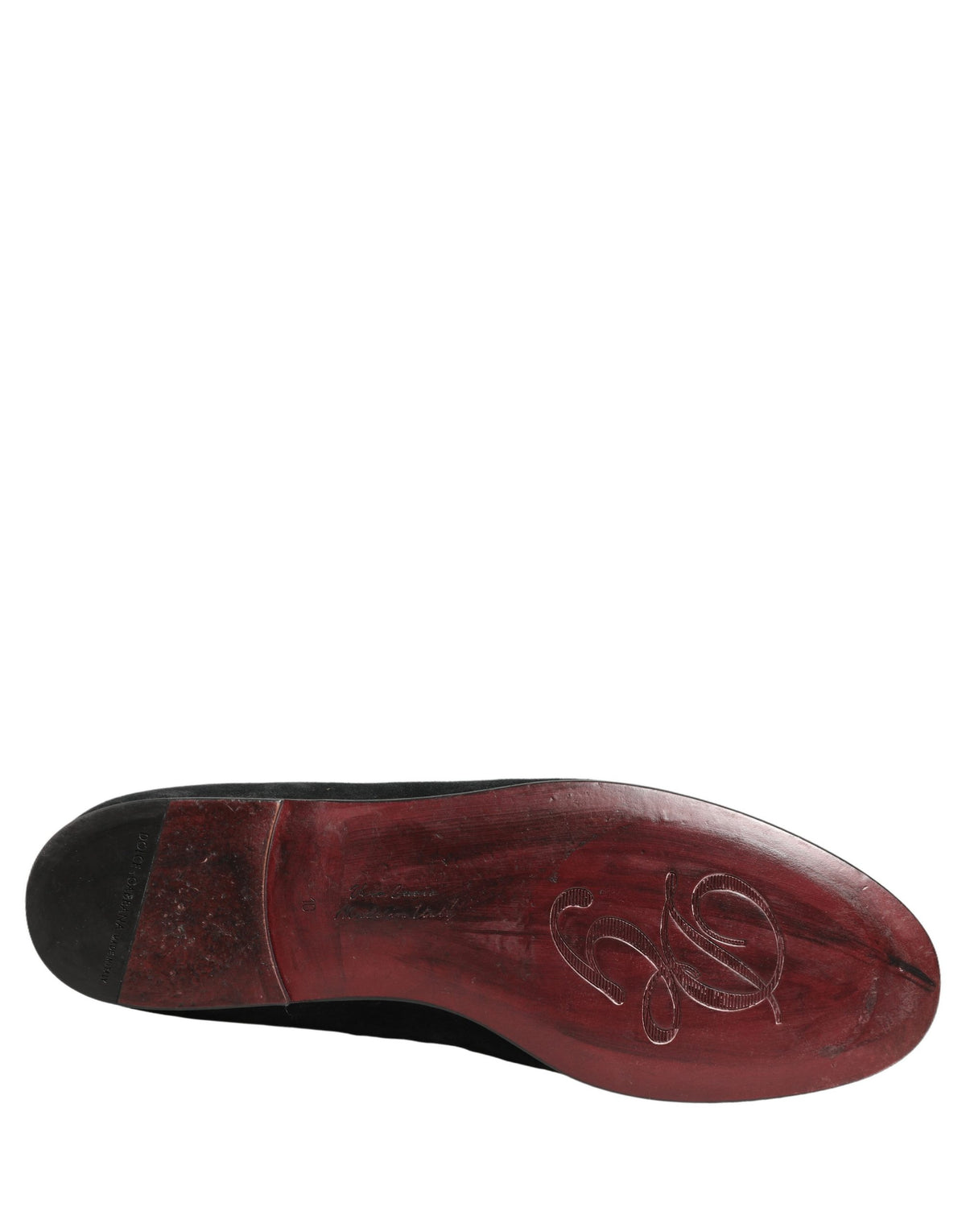 Black Crown Embellished Dress Loafers Shoes