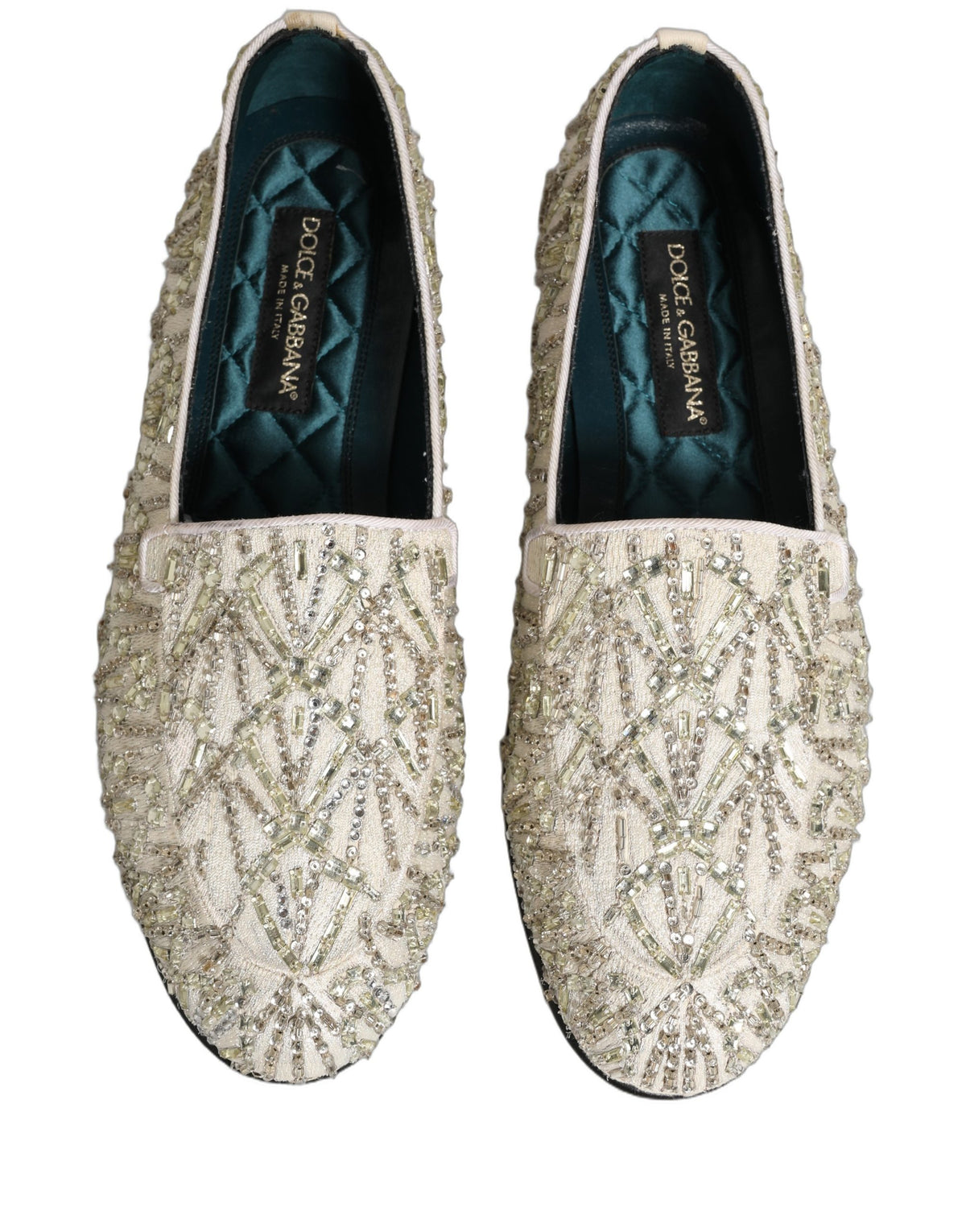 White Velvet Embroidered Dress Loafers Shoes