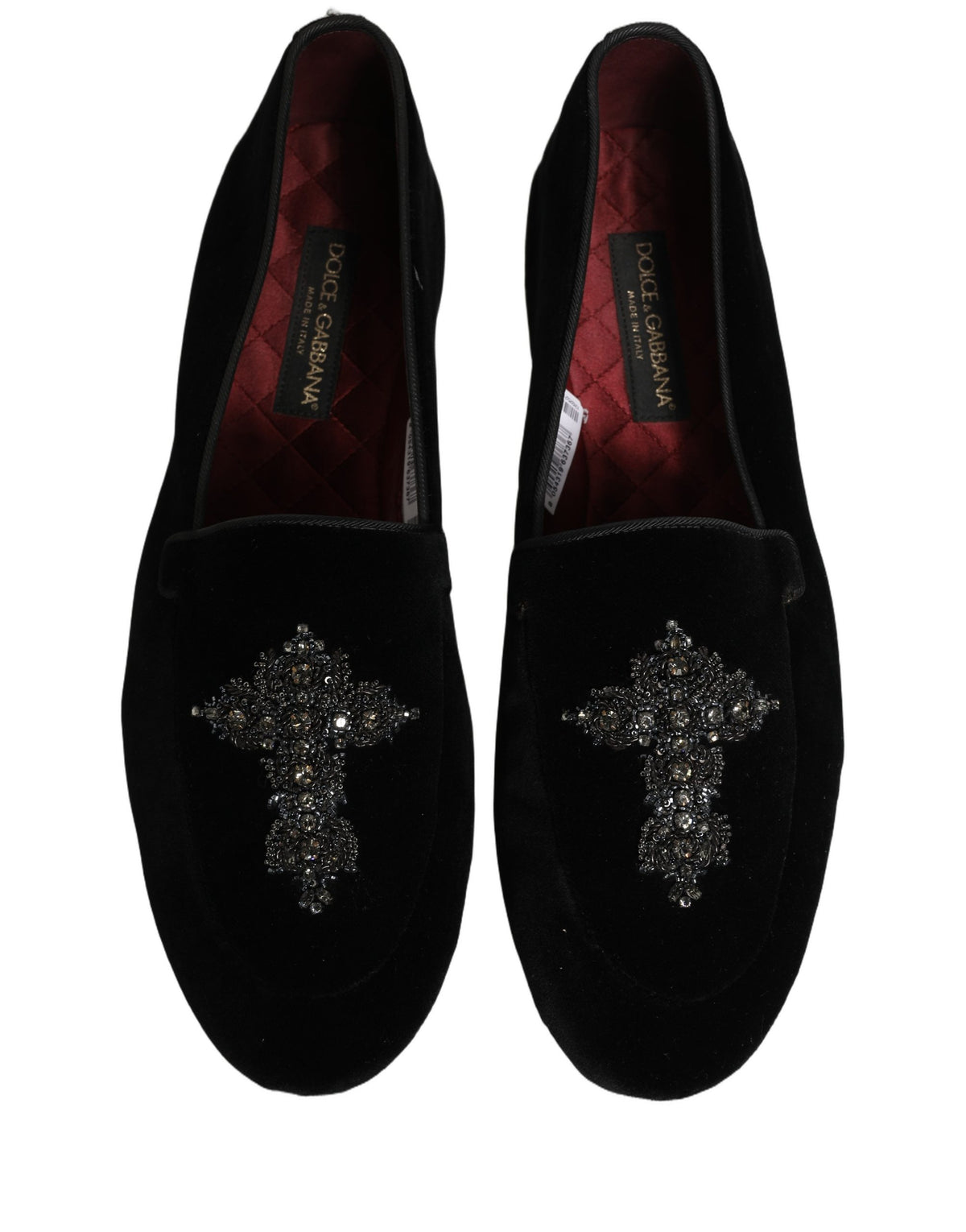 Black Suede Embellished Dress Loafers Shoes