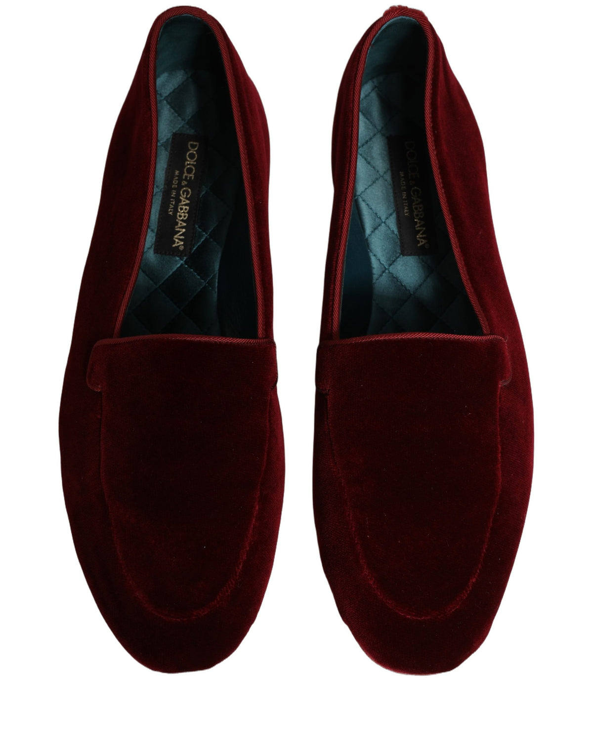 Maroon Velvet Slip On Men Flats Loafers Shoes