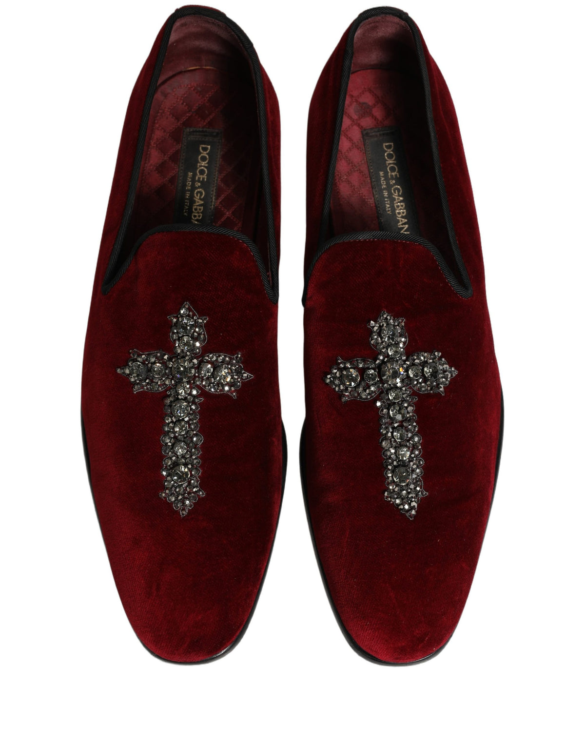 Maroon Suede Cross Slip On Dress Loafers Shoes