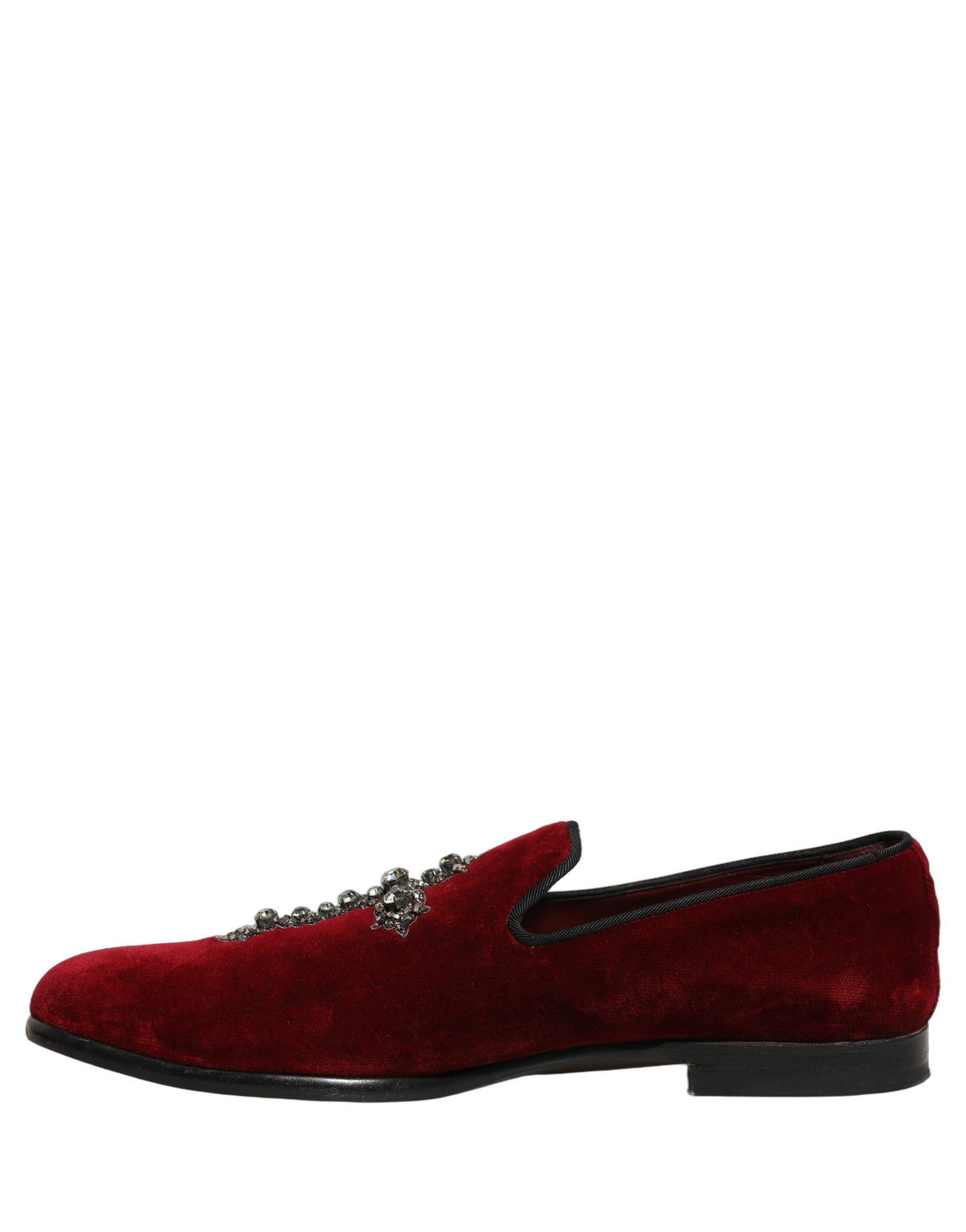 Maroon Suede Cross Slip On Dress Loafers Shoes