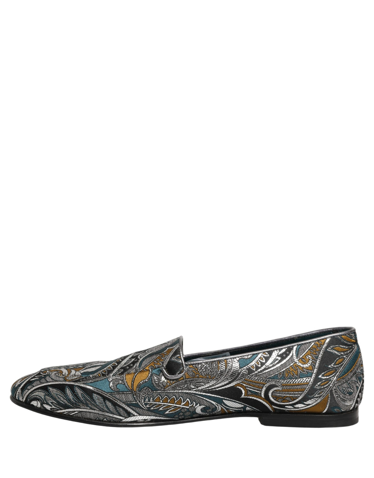 Multicolor Paisley Brocade Men Loafers Shoes