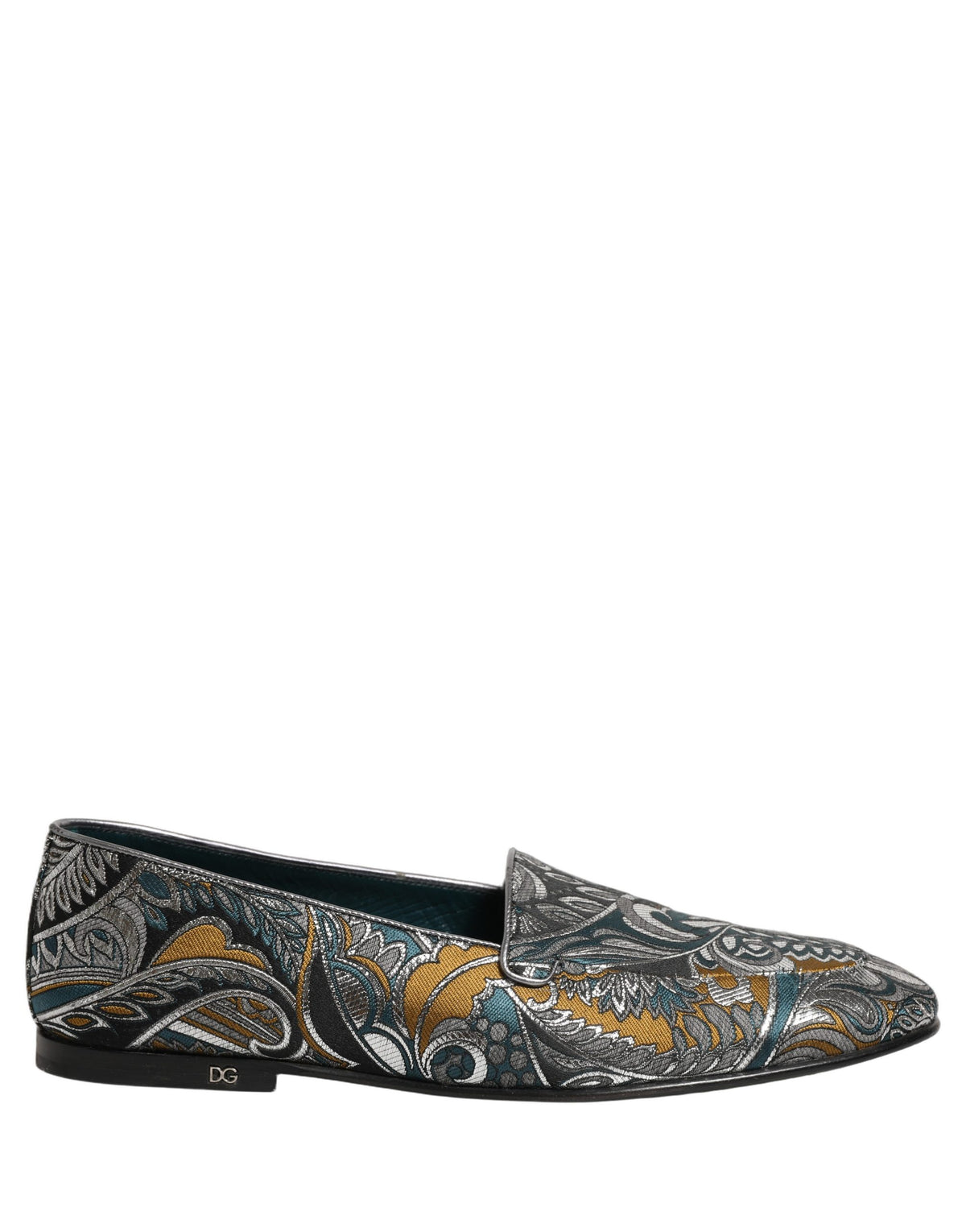 Multicolor Paisley Brocade Men Loafers Shoes