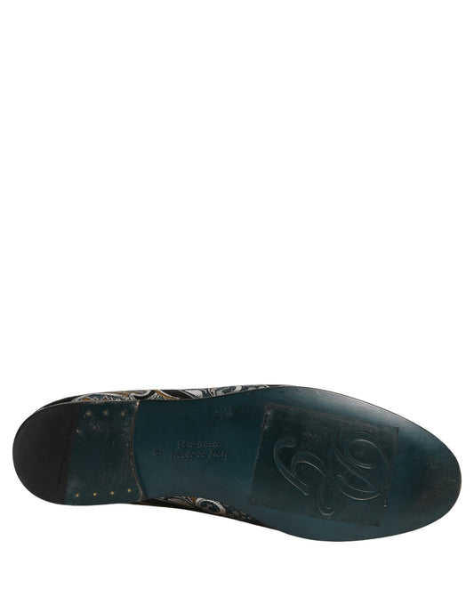 Multicolor Paisley Brocade Men Loafers Shoes