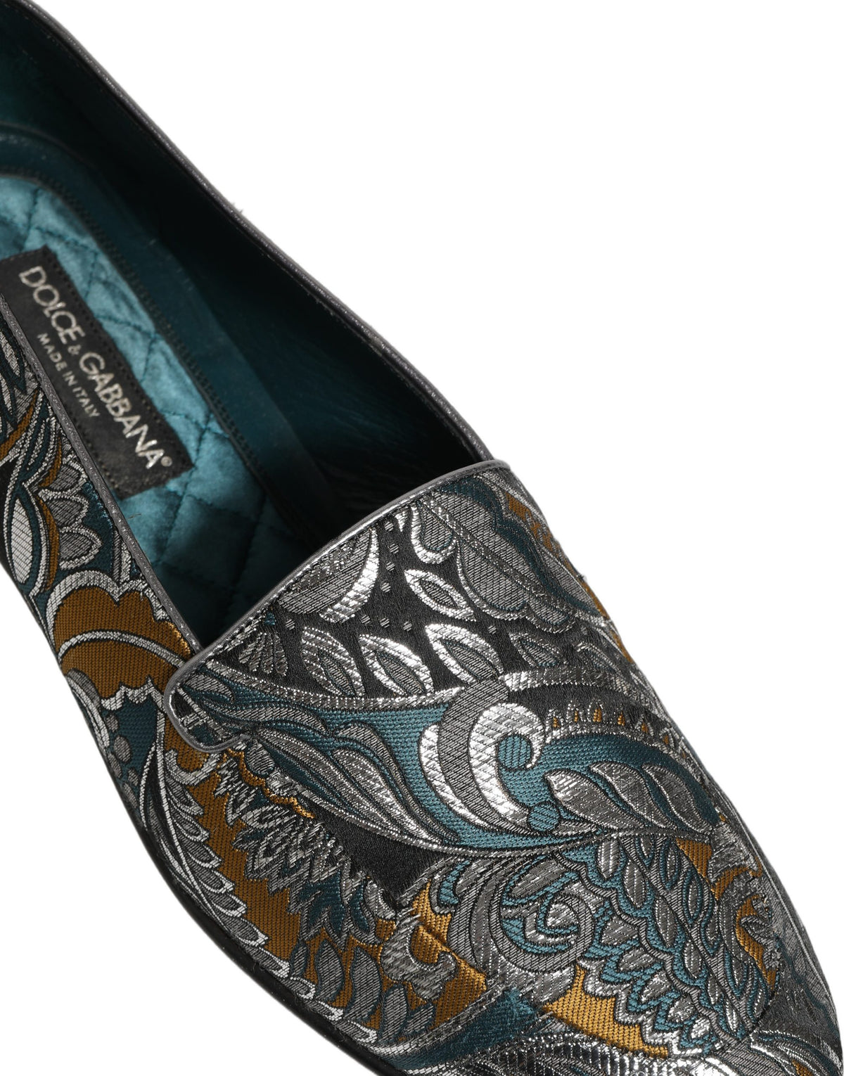 Multicolor Paisley Brocade Men Loafers Shoes
