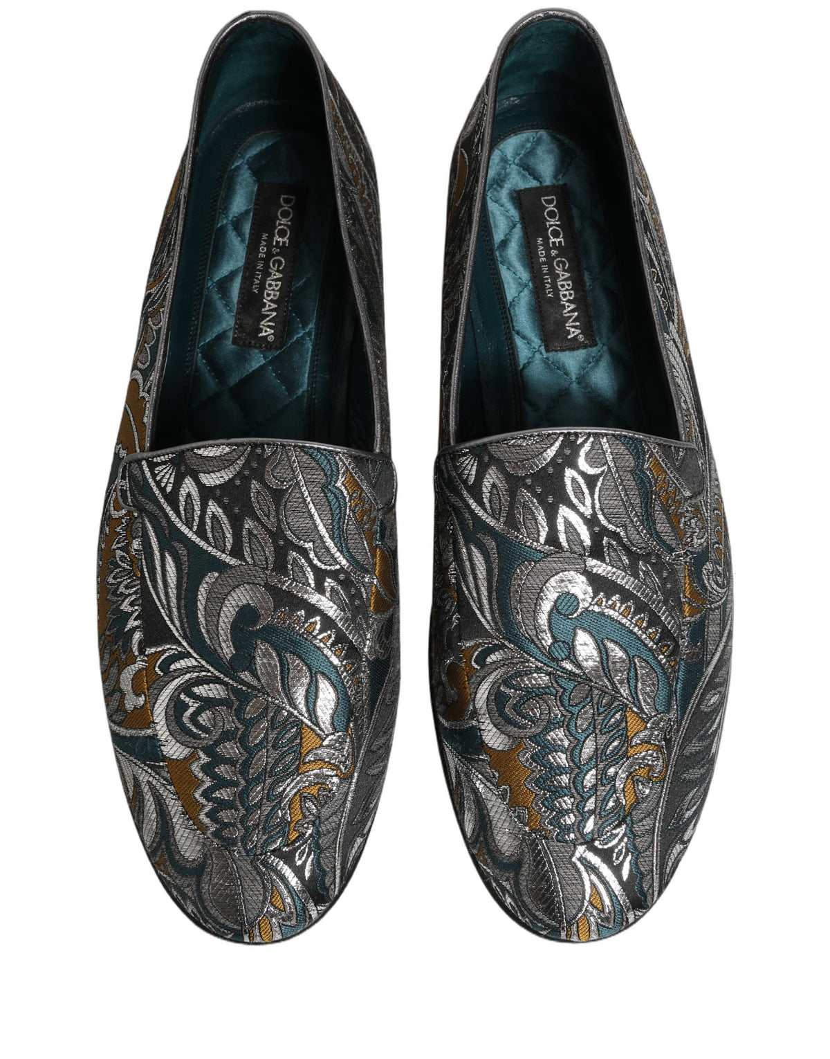 Multicolor Paisley Brocade Men Loafers Shoes