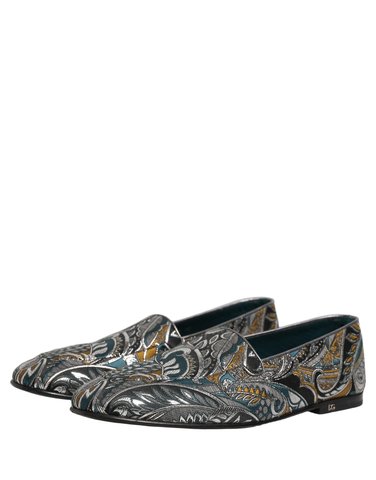 Multicolor Paisley Brocade Men Loafers Shoes