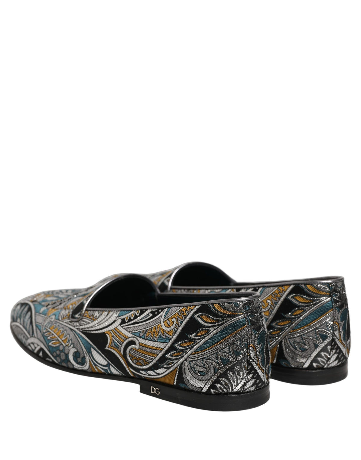 Multicolor Paisley Brocade Men Loafers Shoes