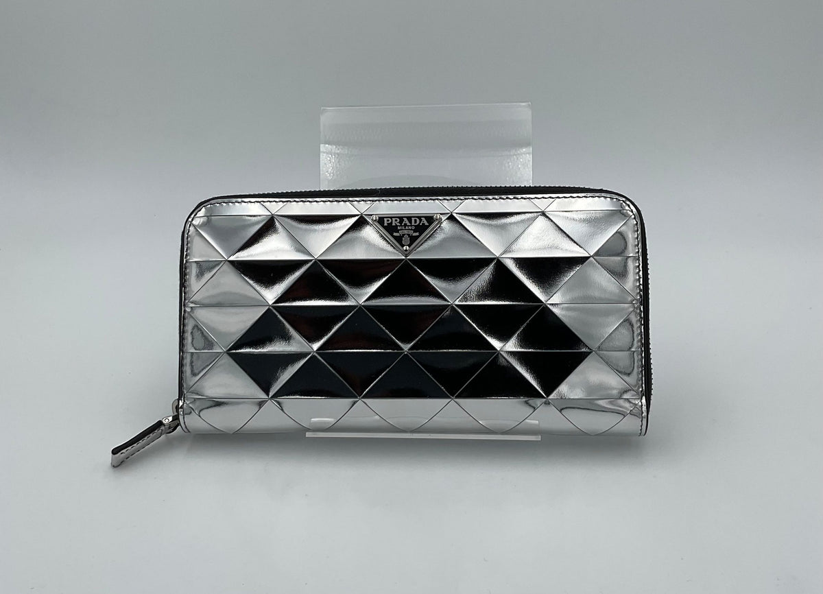 PRADA Laminated Leather Wallet