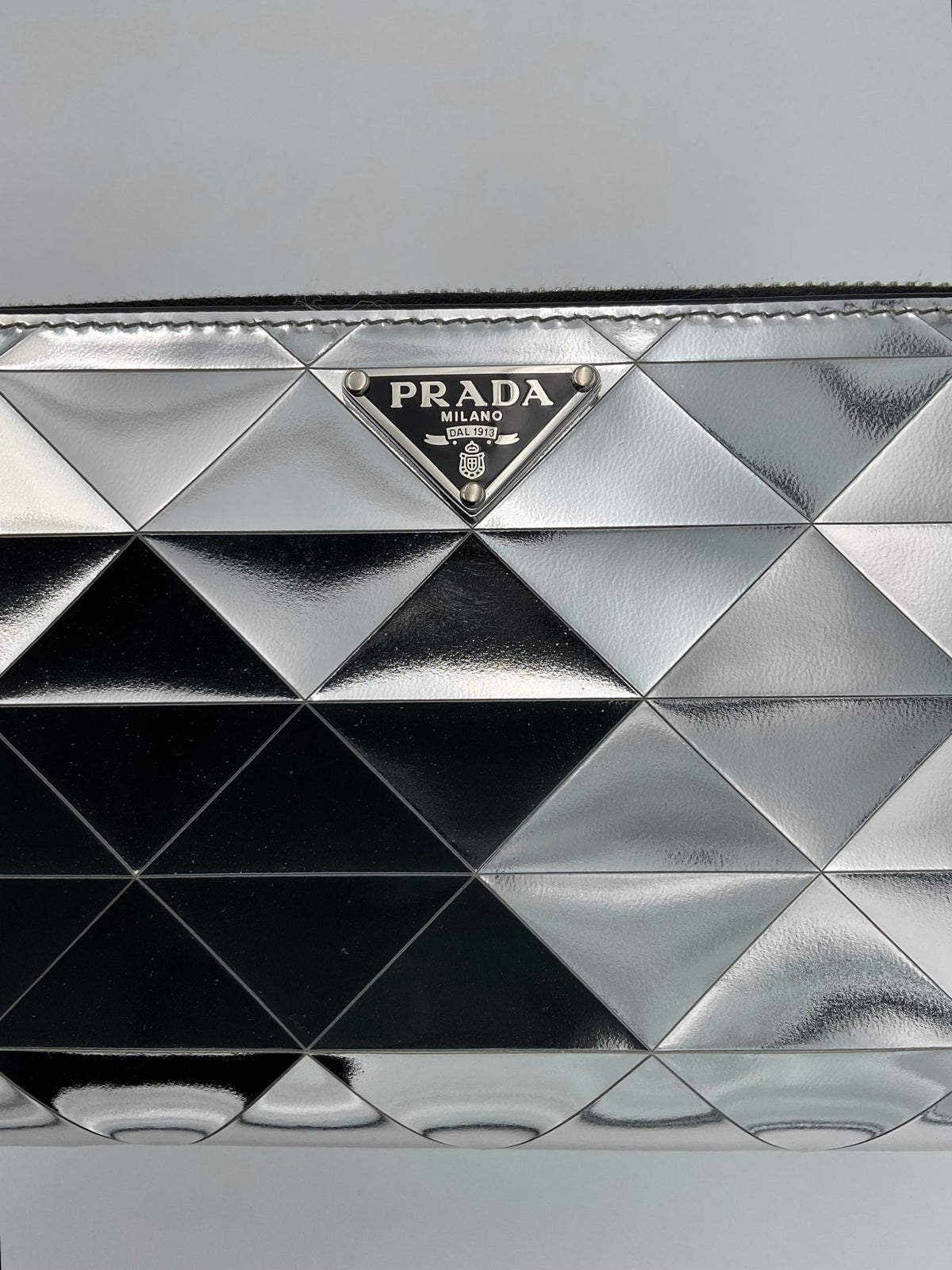 PRADA Laminated Leather Wallet