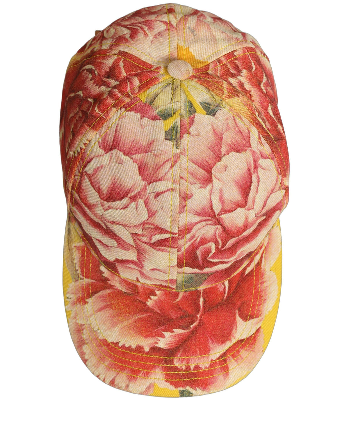 Men Multicolor Cotton Floral Baseball Capello Hat