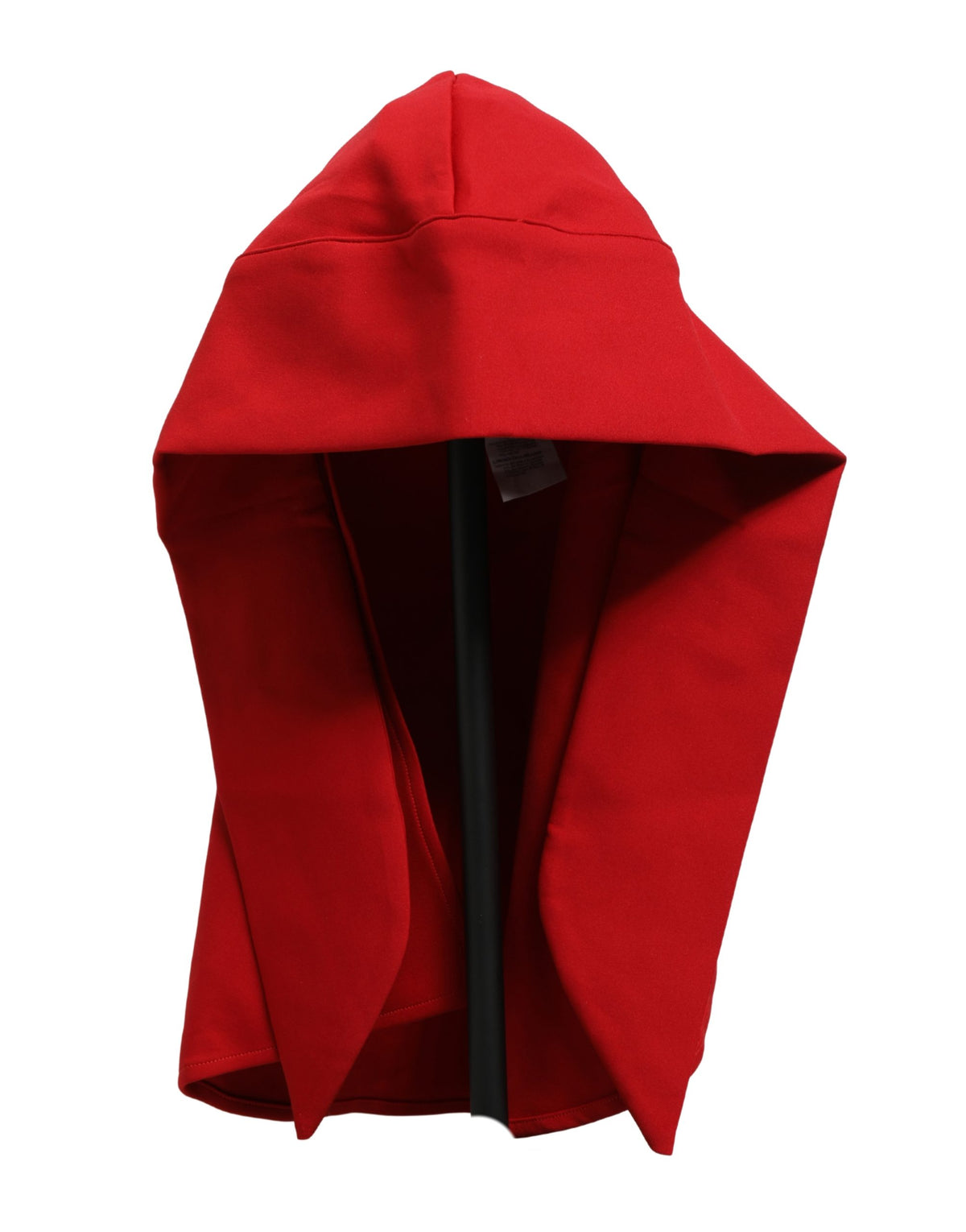 Women Red Polyester Whole Head Wrap Capello Hat