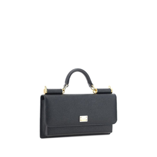 Black Calf Leather Bos Taurus Shoulder Bag