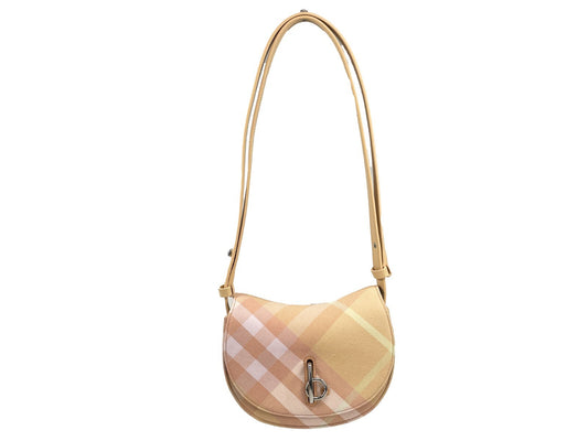 Burberry Mini Check Rocking Horse -olkalaukku