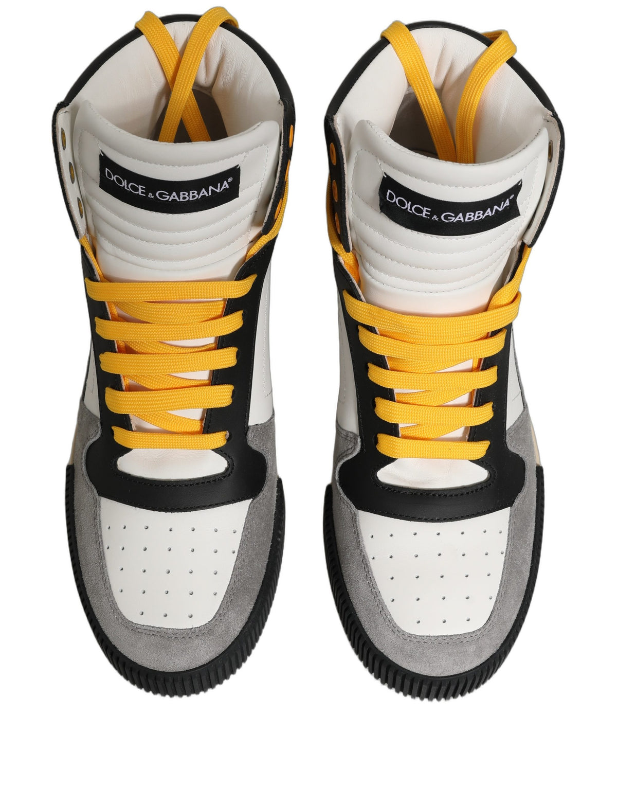 Multicolor Leather High Top Sneakers Shoes
