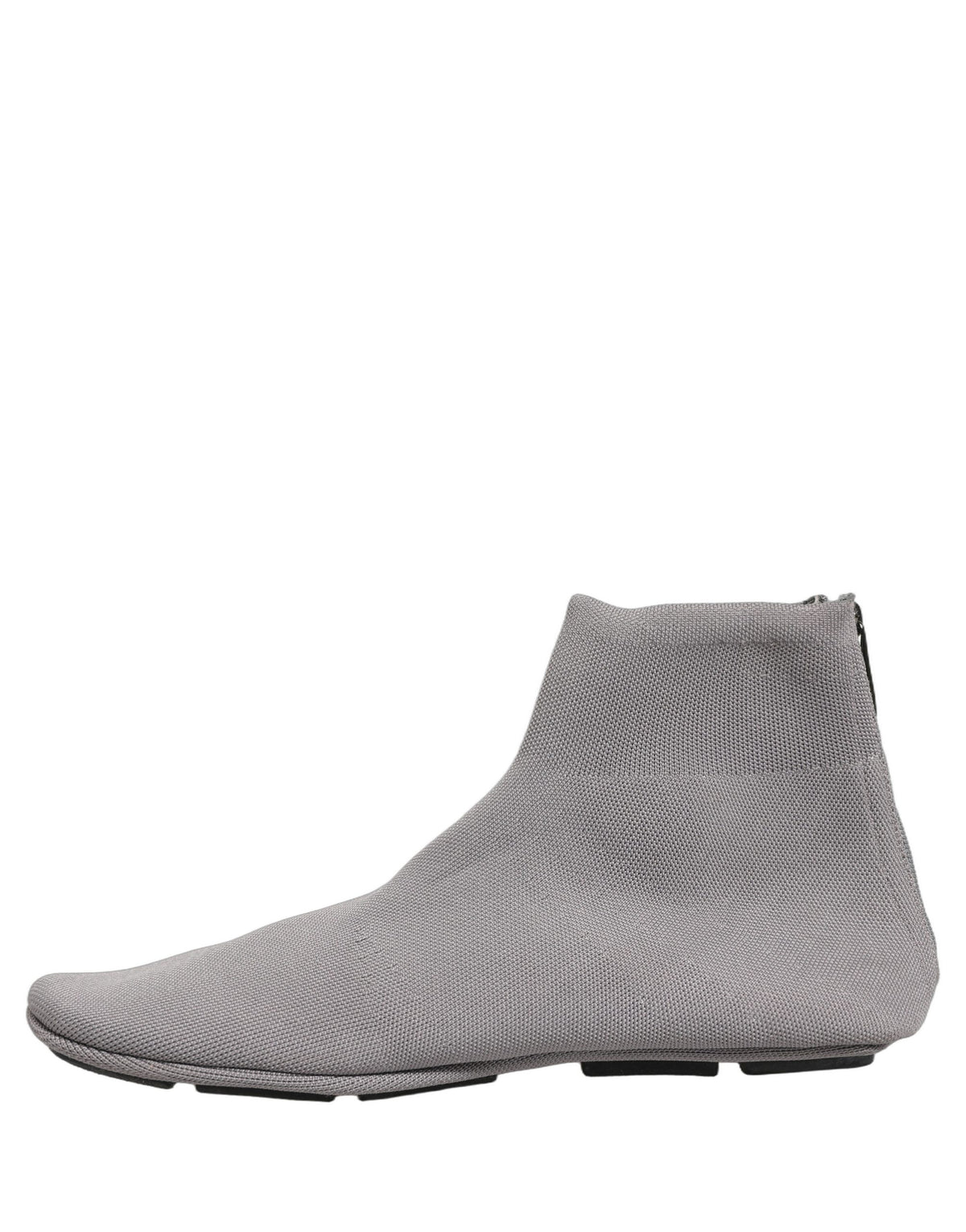 Gray Stretch Mesh Men Ankle Boots Shoes