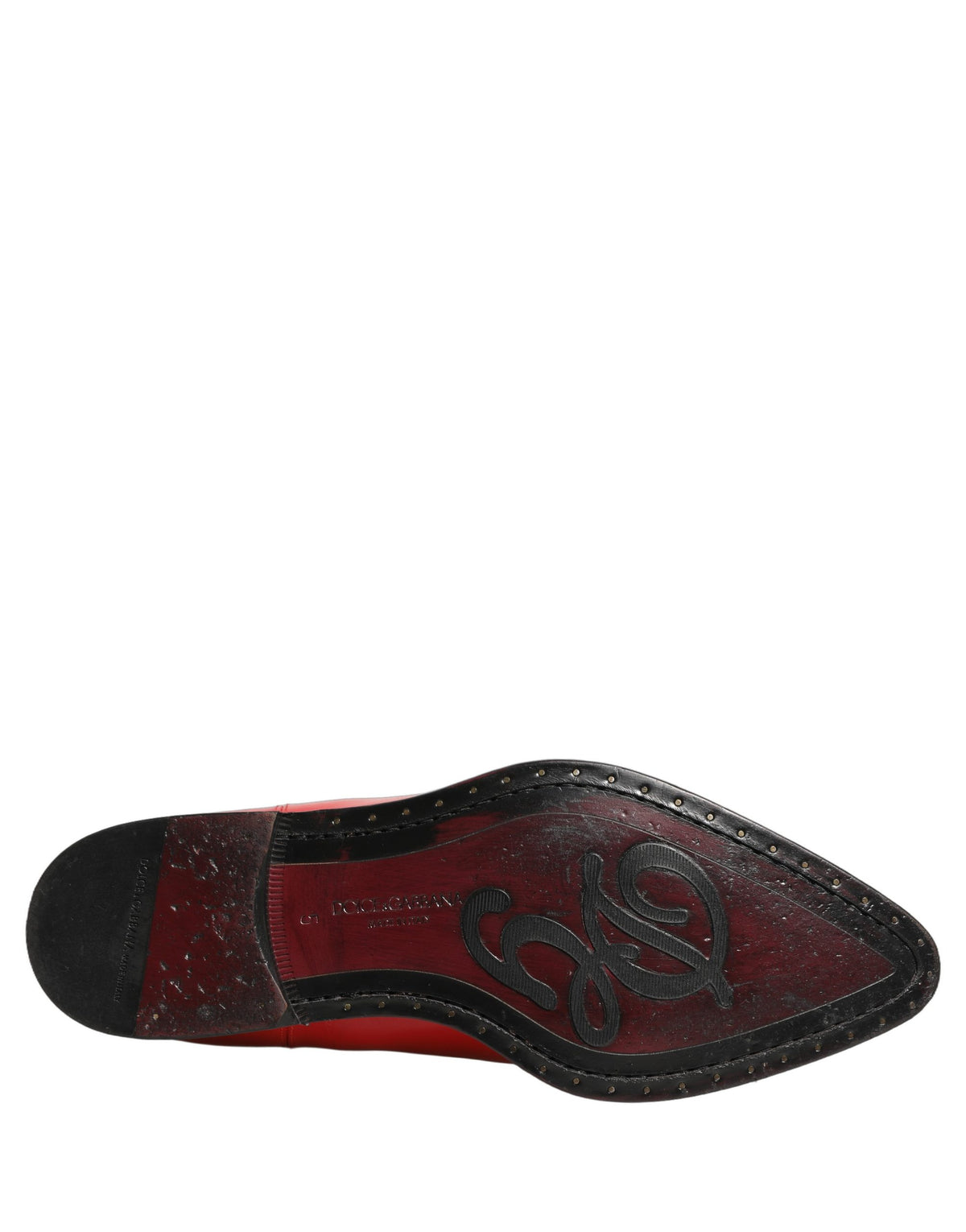 Red Embellished Chelsea Men Ankle Boots Shoes