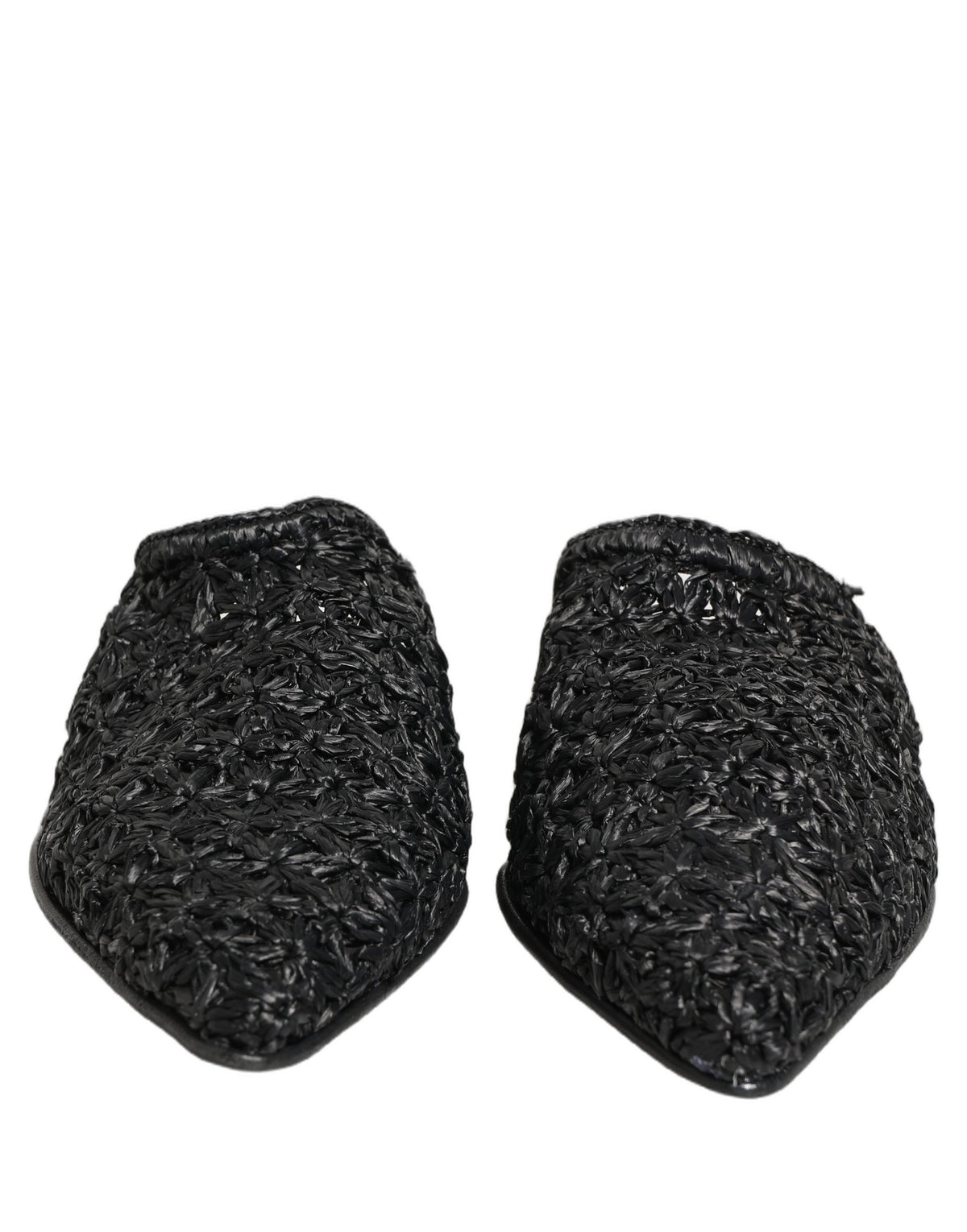 Black Mules Slides Slippers Men Flats Shoes